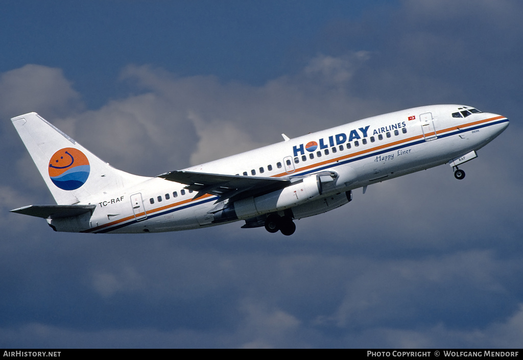 Aircraft Photo of TC-RAF | Boeing 737-217 | Holiday Airlines | AirHistory.net #637084