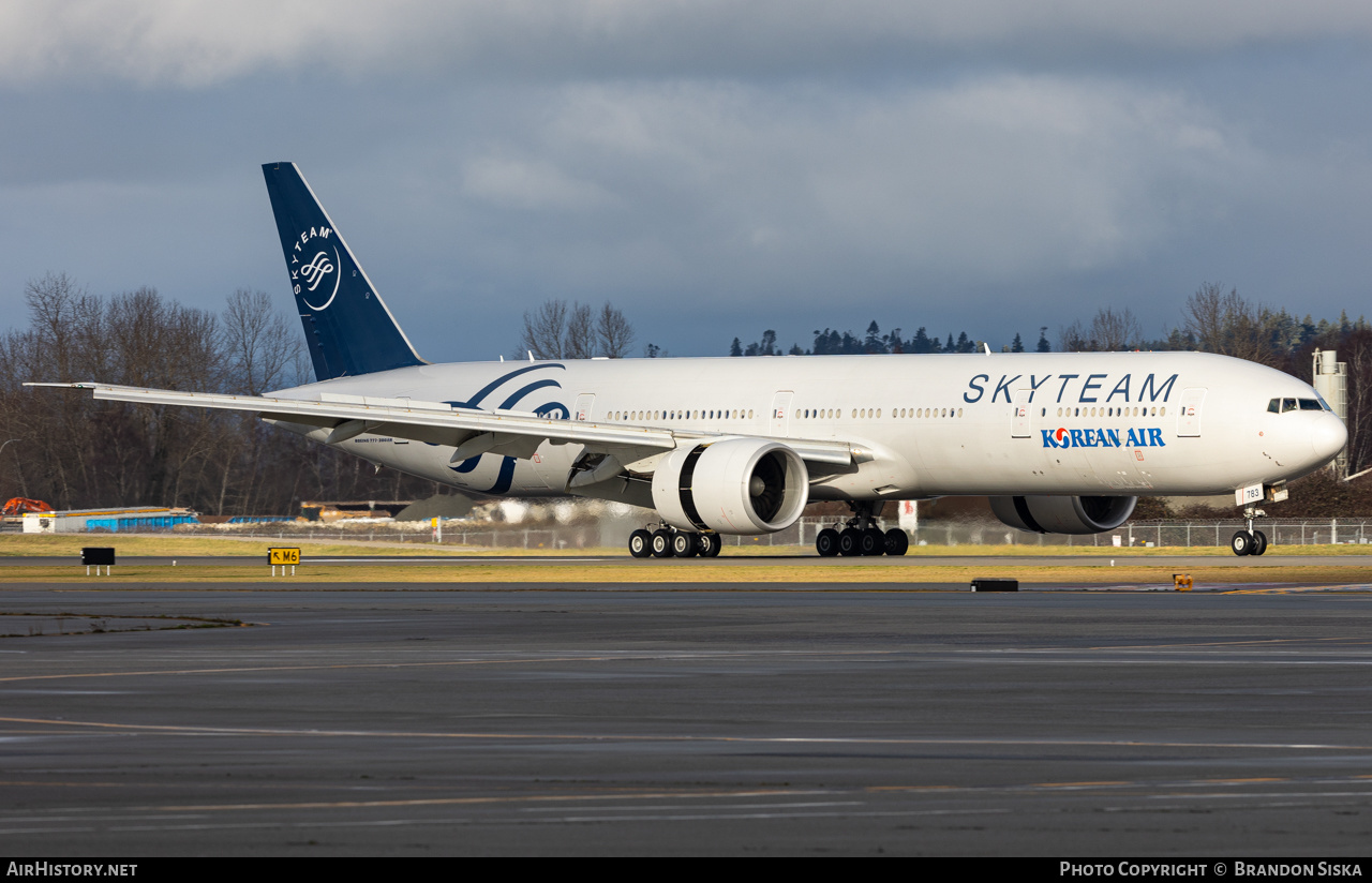 Aircraft Photo of HL7783 | Boeing 777-3B5/ER | Korean Air | AirHistory.net #637113