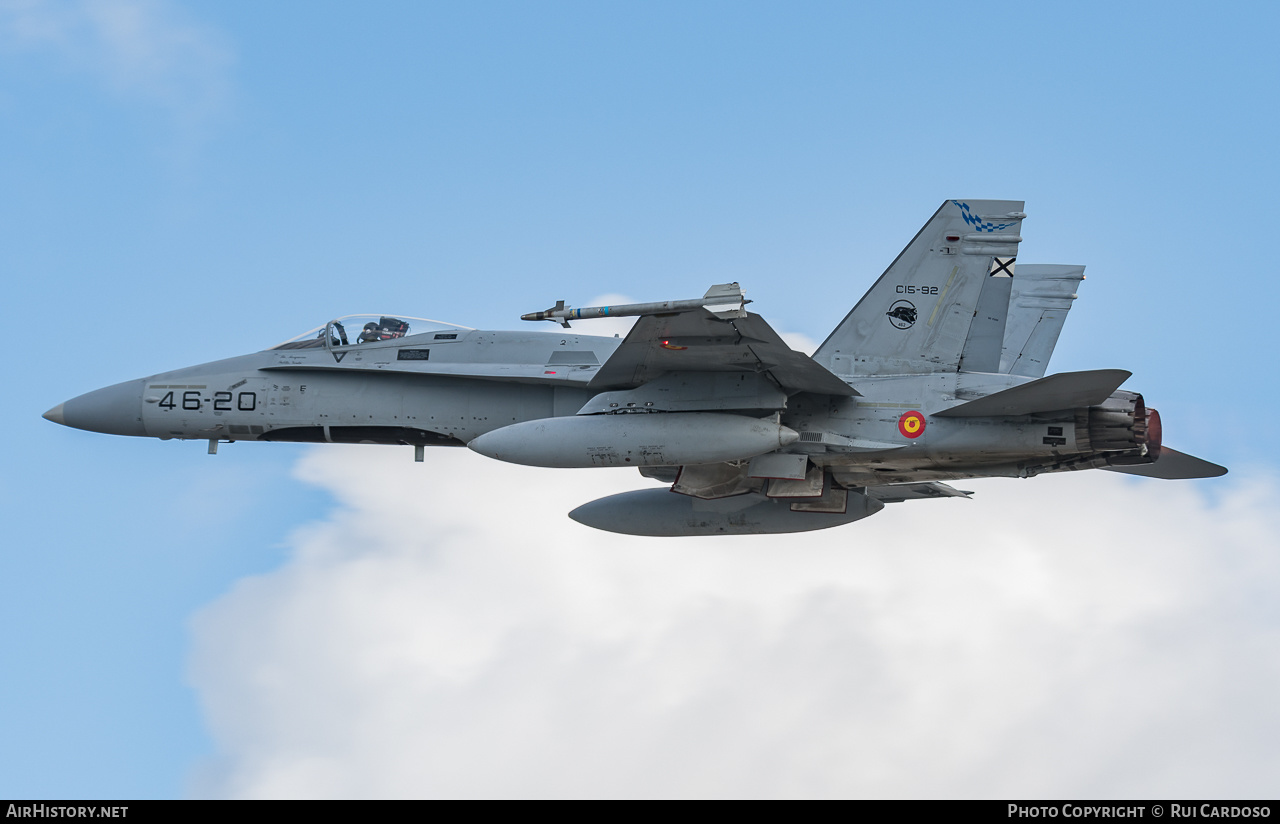 Aircraft Photo of C.15-92 | McDonnell Douglas F/A-18A+ Hornet | Spain - Air Force | AirHistory.net #637123