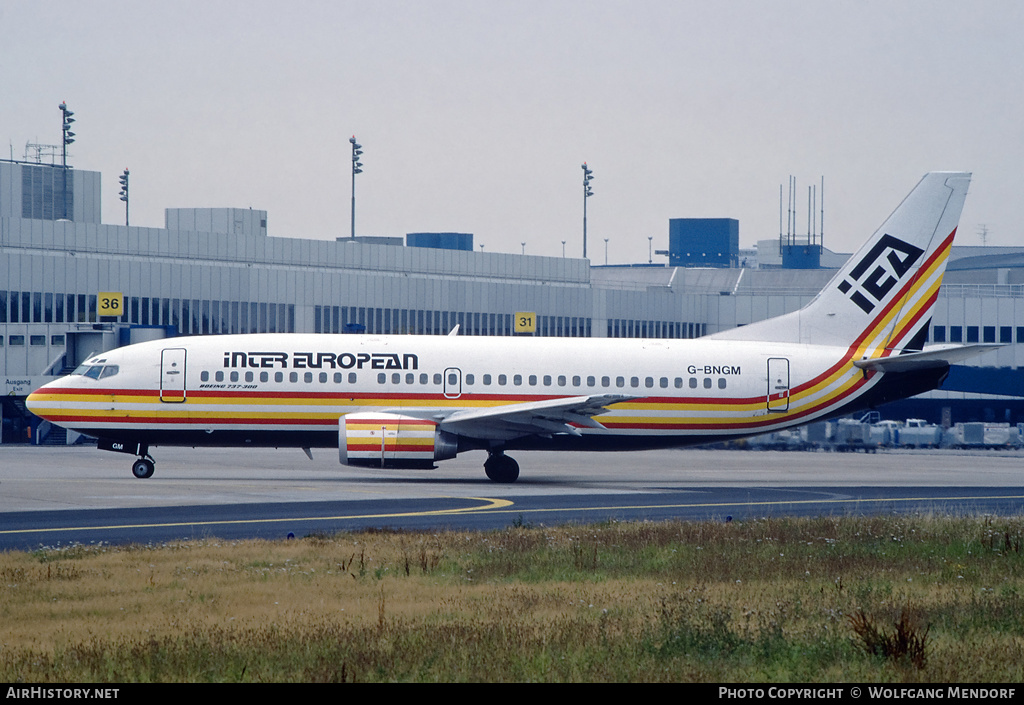 Aircraft Photo of G-BNGM | Boeing 737-3Y0 | Inter European Airways - IEA | AirHistory.net #637128