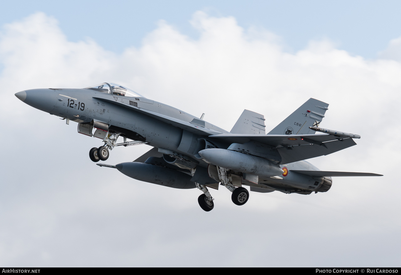 Aircraft Photo of C15-61 | McDonnell Douglas EF-18A Hornet | Spain - Air Force | AirHistory.net #637133