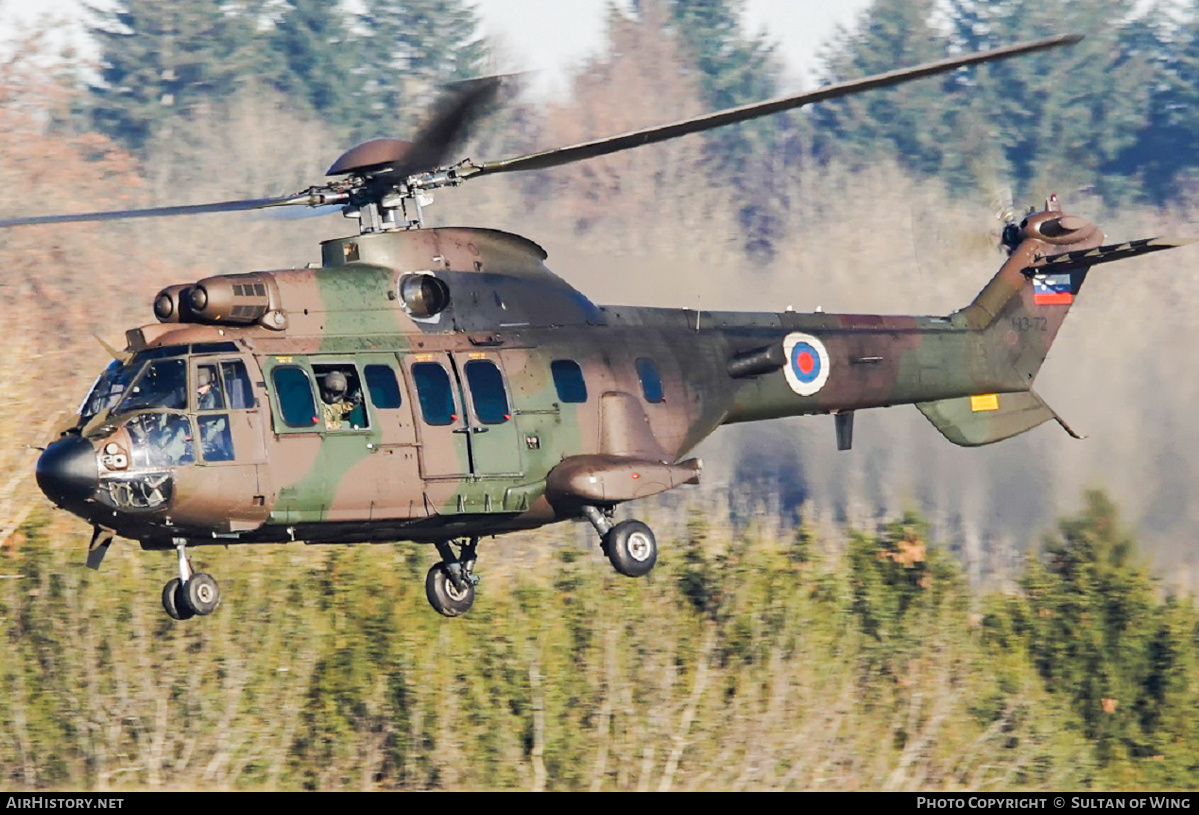 Aircraft Photo of H3-72 | Eurocopter AS-532AL Cougar | Slovenia - Air Force | AirHistory.net #637143