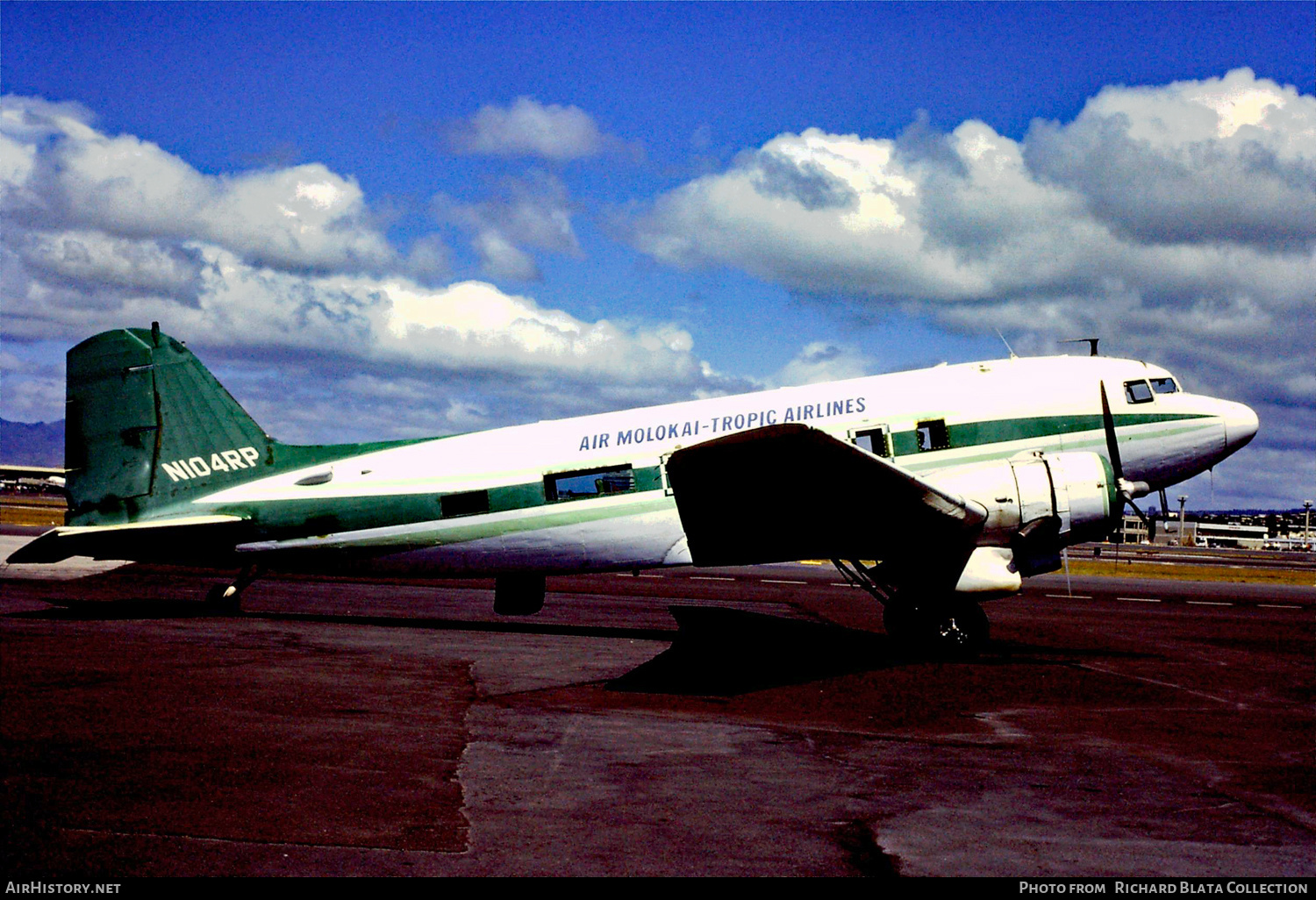Aircraft Photo of N104RP | Douglas DC-3(C) | Air Molokai - Tropic Airlines | AirHistory.net #637155