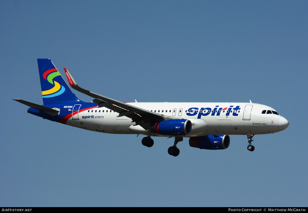 Aircraft Photo of N631NK | Airbus A320-232 | Spirit Airlines | AirHistory.net #637156