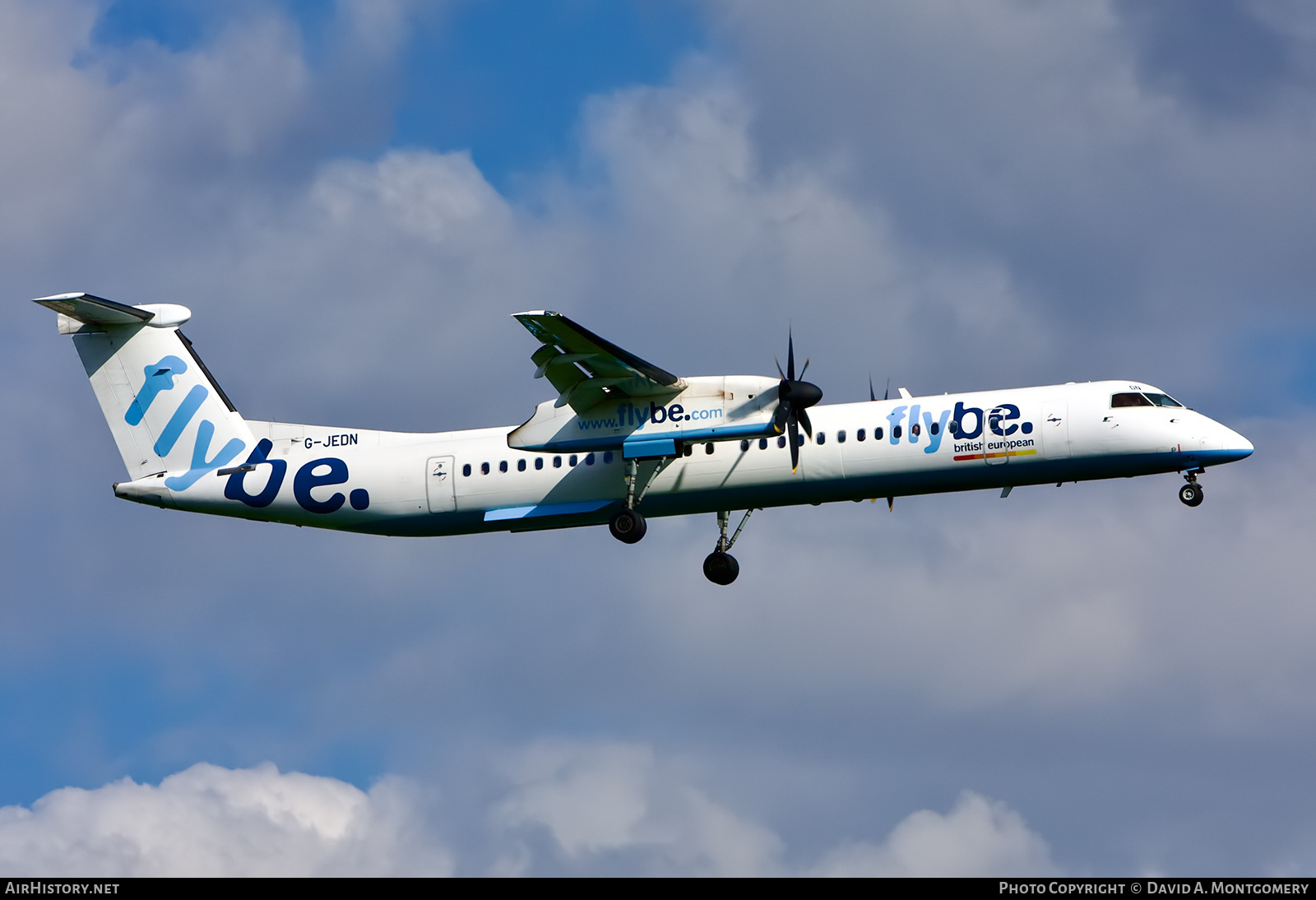 Aircraft Photo of G-JEDN | Bombardier DHC-8-402 Dash 8 | Flybe - British European | AirHistory.net #637169
