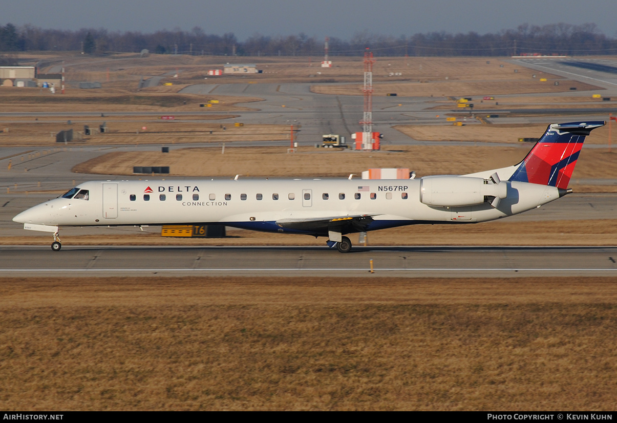 Aircraft Photo of N567RP | Embraer ERJ-145LR (EMB-145LR) | Delta Connection | AirHistory.net #637178