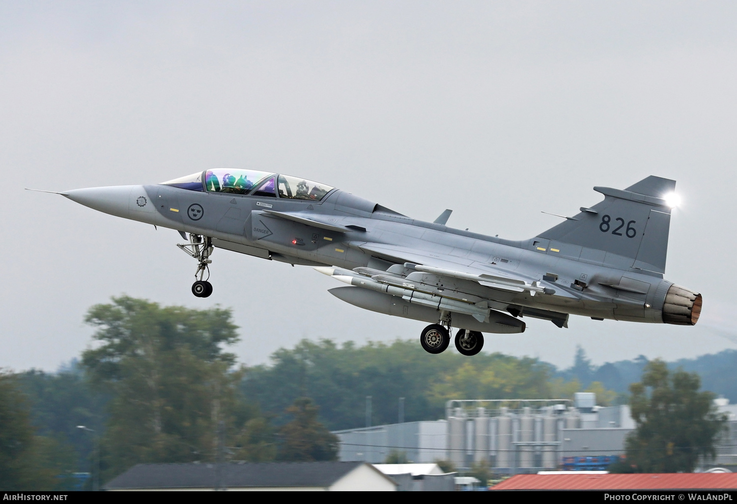 Aircraft Photo of 39826 | Saab JAS 39D Gripen | Sweden - Air Force | AirHistory.net #637182