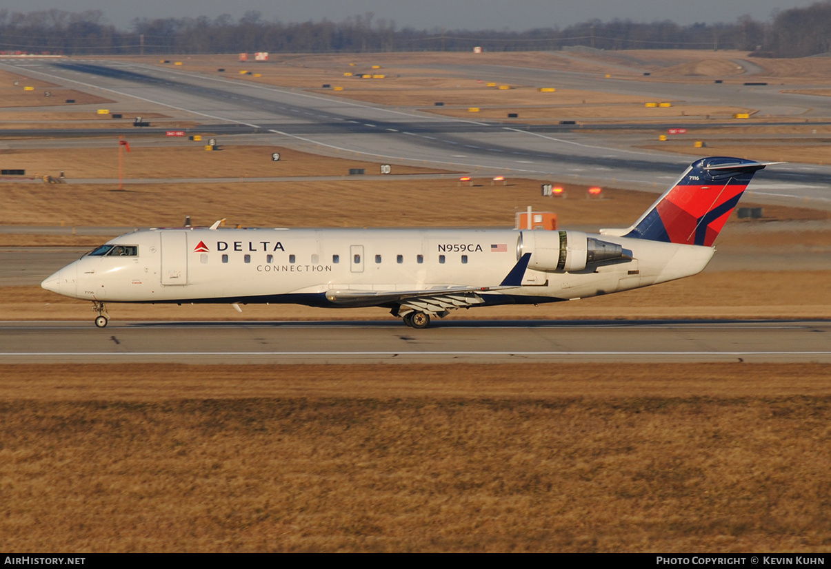 Aircraft Photo of N959CA | Bombardier CRJ-100ER (CL-600-2B19) | Delta Connection | AirHistory.net #637186