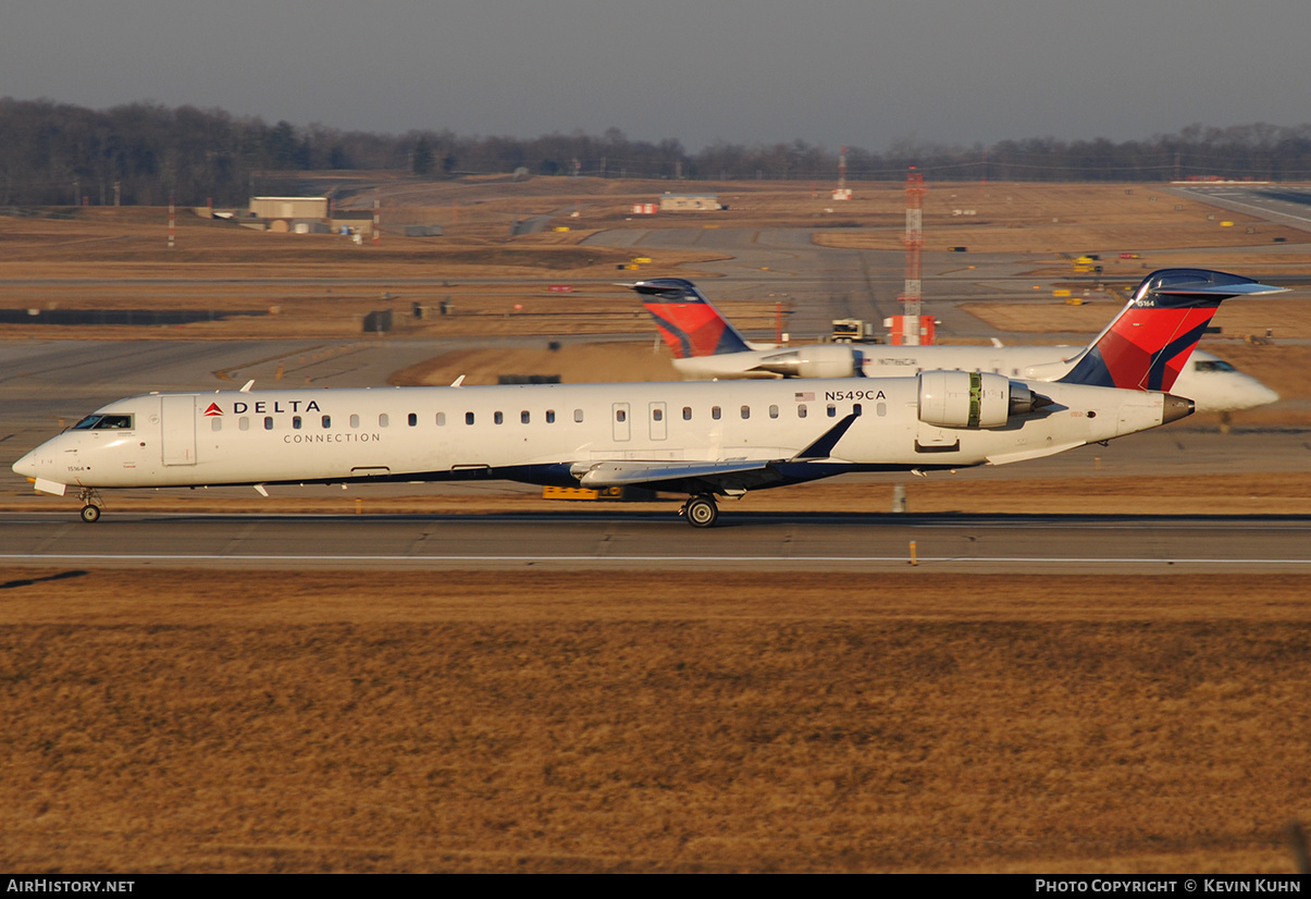 Aircraft Photo of N549CA | Bombardier CRJ-900LR (CL-600-2D24) | Delta Connection | AirHistory.net #637195