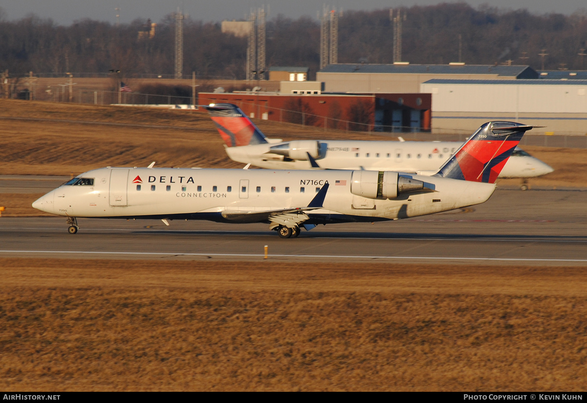 Aircraft Photo of N716CA | Bombardier CRJ-100ER (CL-600-2B19) | Delta Connection | AirHistory.net #637214