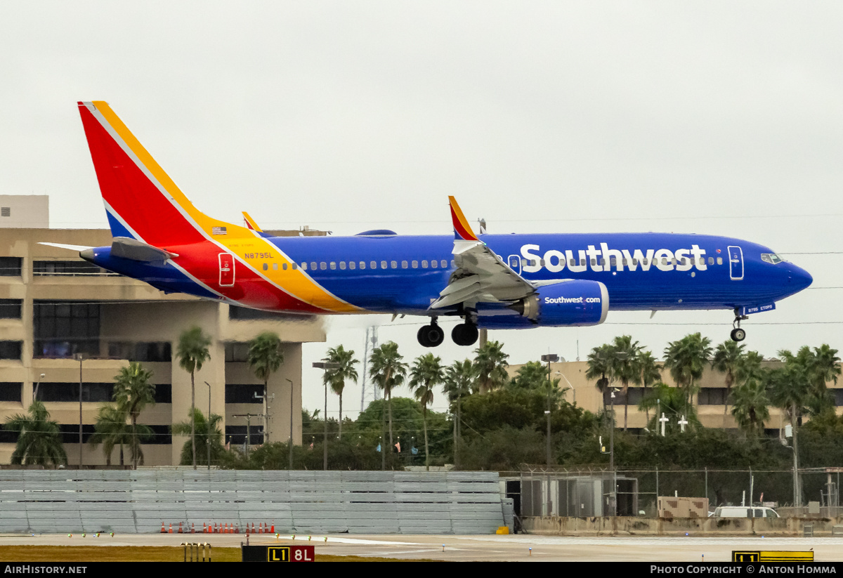 Aircraft Photo of N8795L | Boeing 737-8 Max 8 | Southwest Airlines | AirHistory.net #637218