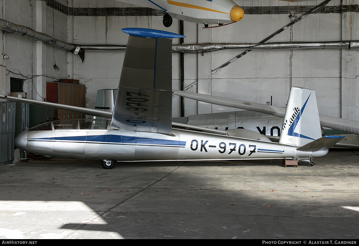 Aircraft Photo of OK-9707 | Let L-13A Blanik | AirHistory.net #637258