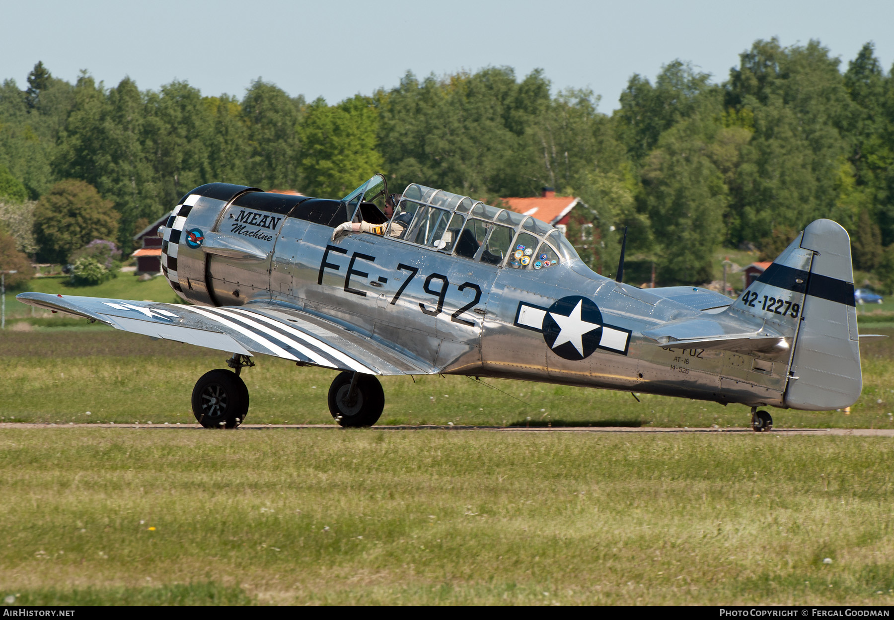 Aircraft Photo of SE-FUZ / 42-12279 | North American AT-16 Harvard IIB | USA - Air Force | AirHistory.net #637278