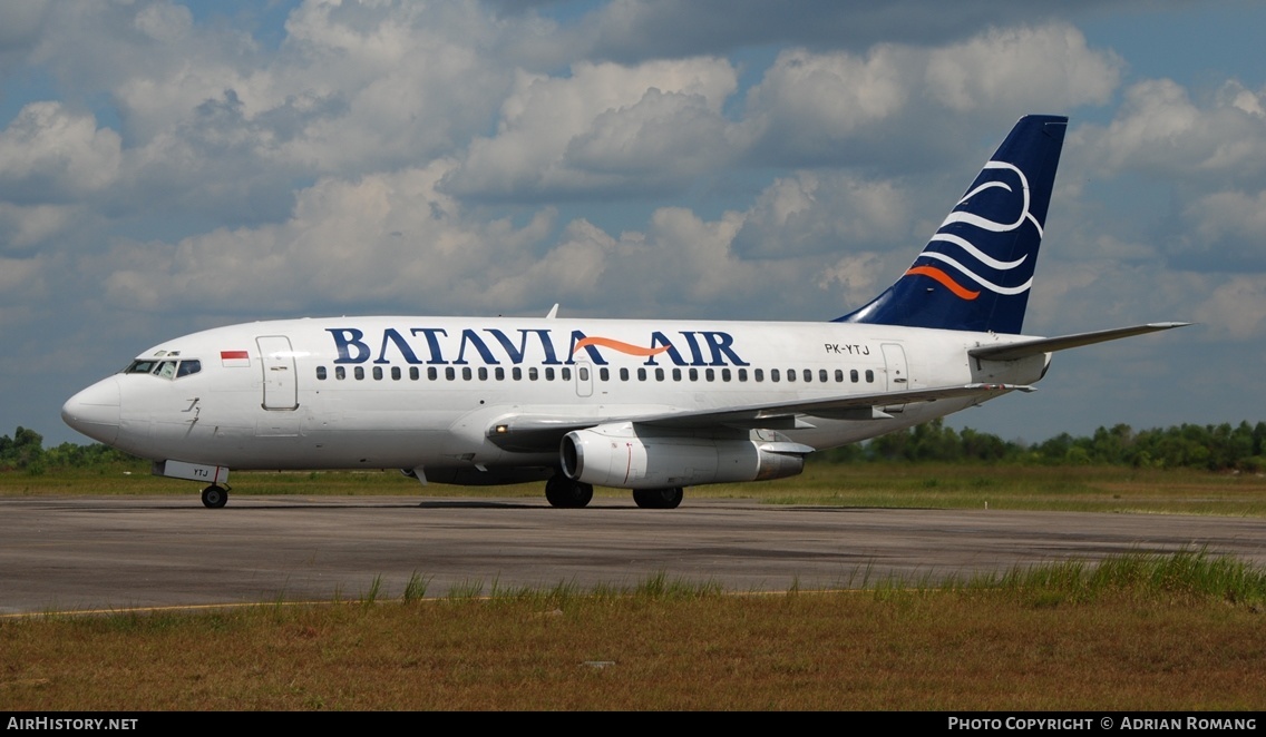 Aircraft Photo of PK-YTJ | Boeing 737-204 | Batavia Air | AirHistory.net #637299