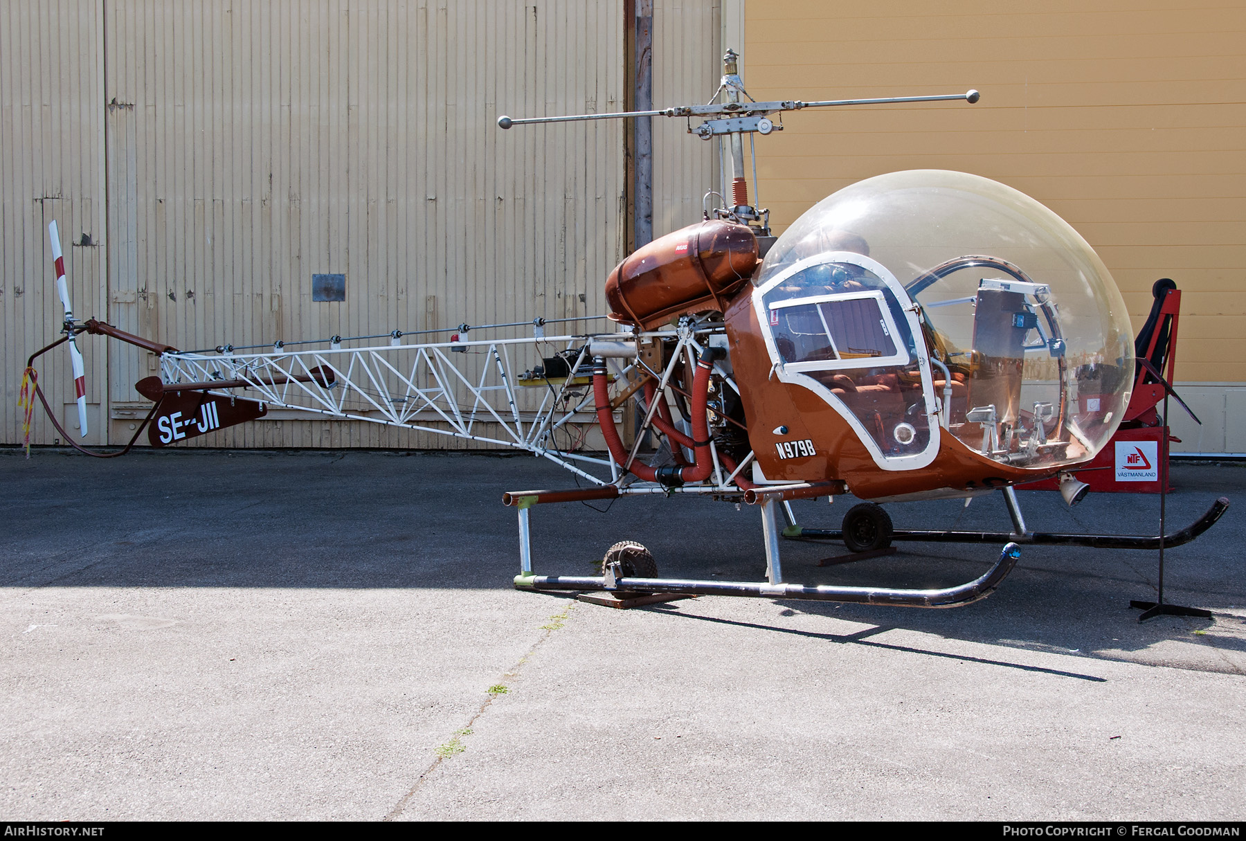 Aircraft Photo of N979B / SE-JII | Bell 47G | AirHistory.net #637305