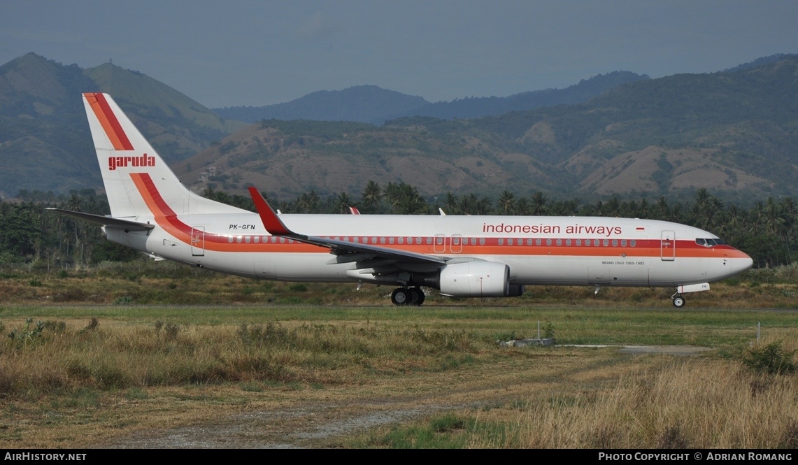 Aircraft Photo of PK-GFN | Boeing 737-86N | Garuda Indonesia | Garuda Indonesian Airways | AirHistory.net #637316