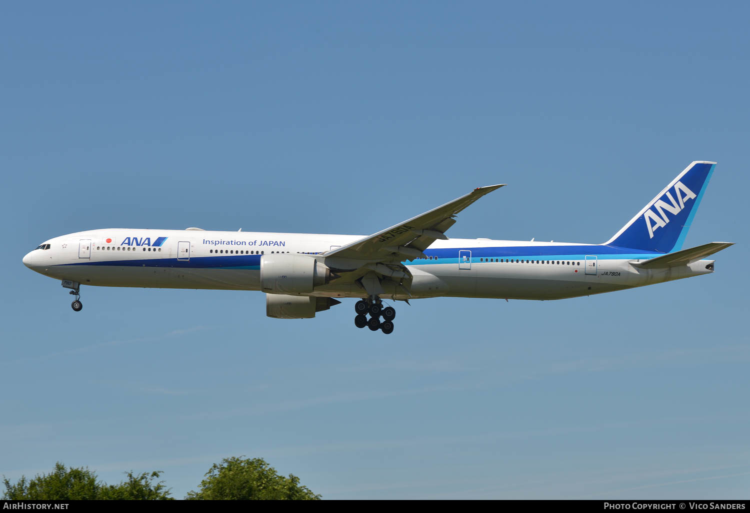 Aircraft Photo of JA790A | Boeing 777-381/ER | All Nippon Airways - ANA | AirHistory.net #637324