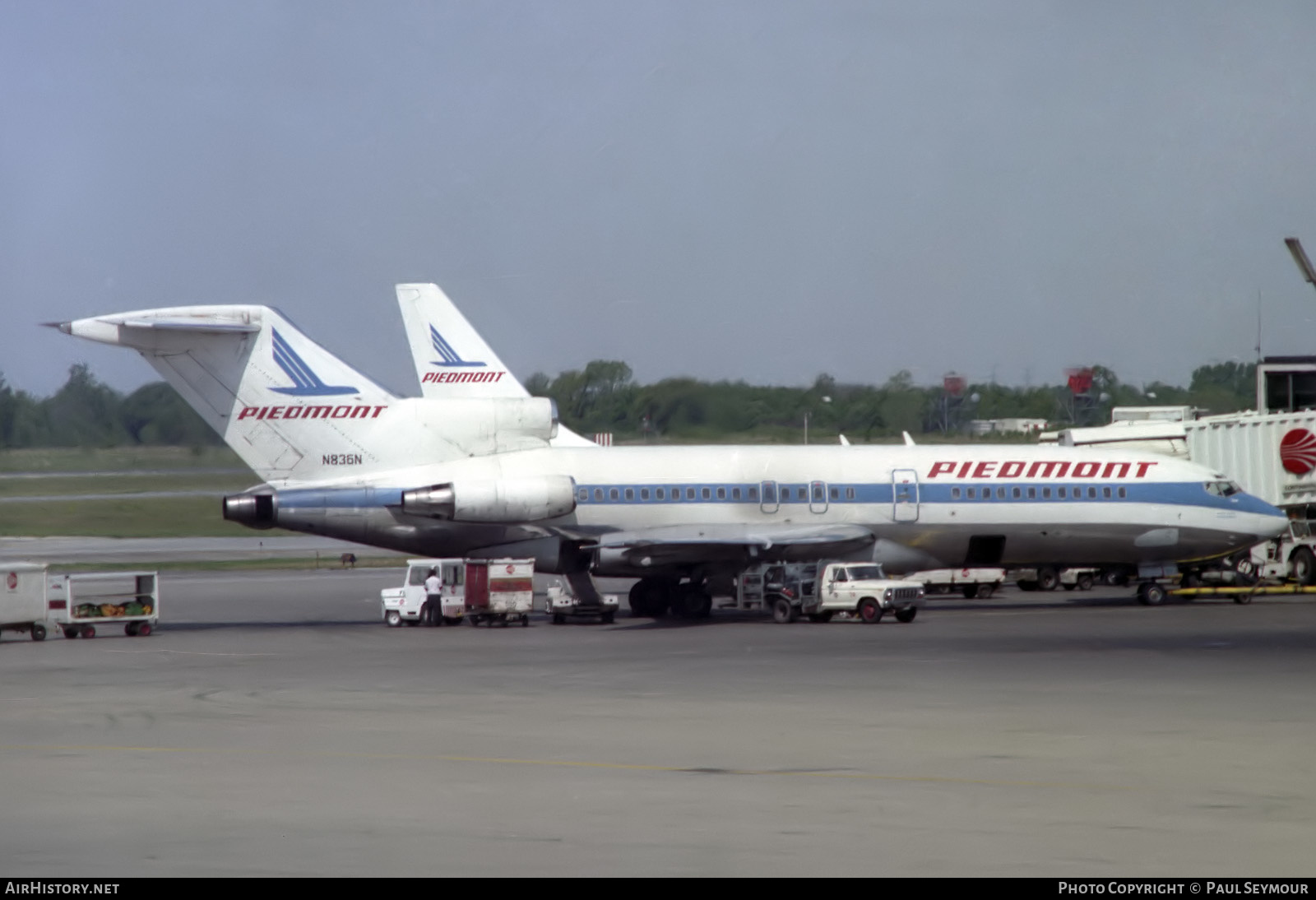 Aircraft Photo of N836N | Boeing 727-95 | Piedmont Airlines | AirHistory.net #637338