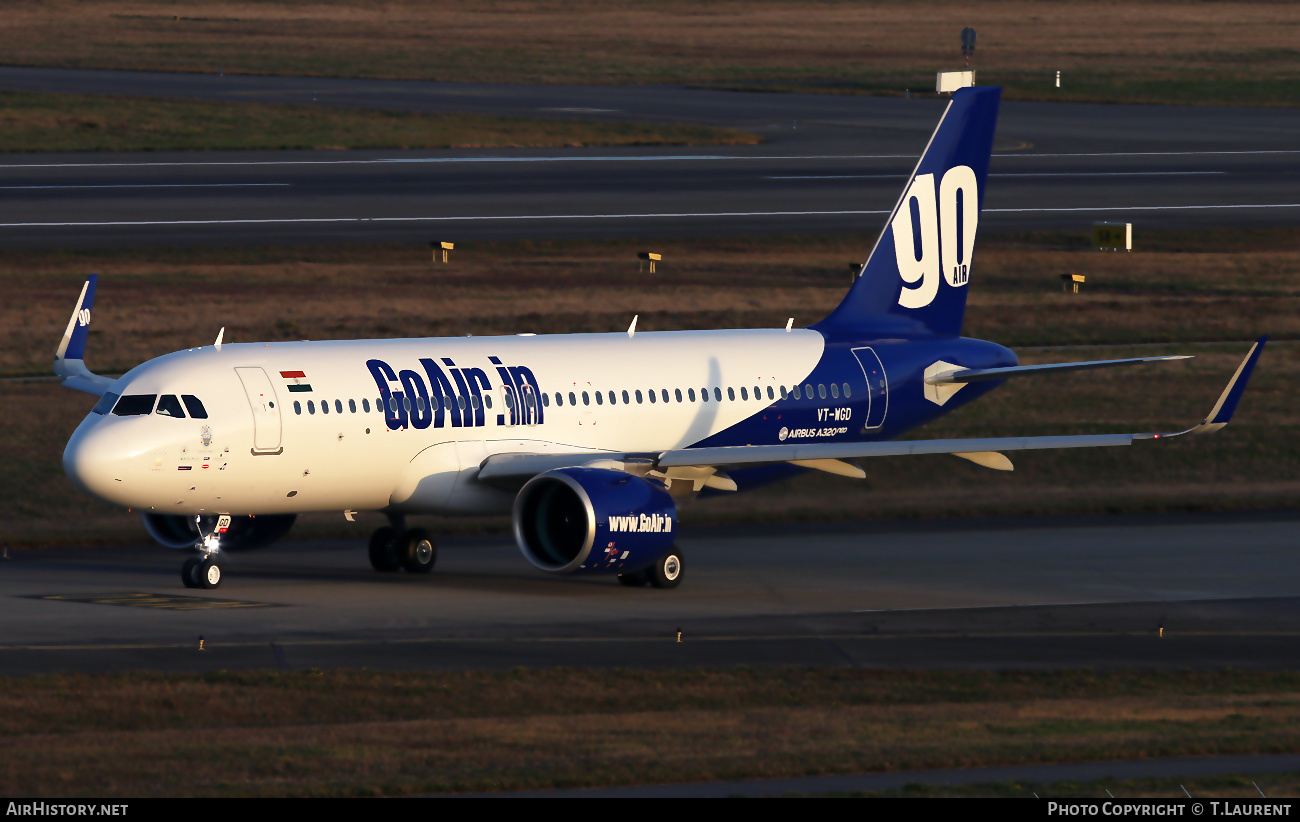 Aircraft Photo of VT-WGD | Airbus A320-271N | GoAir | AirHistory.net #637408