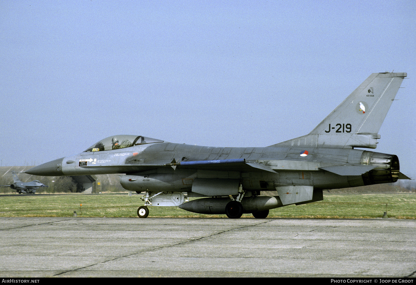 Aircraft Photo of J-219 | General Dynamics F-16A Fighting Falcon | Netherlands - Air Force | AirHistory.net #637460
