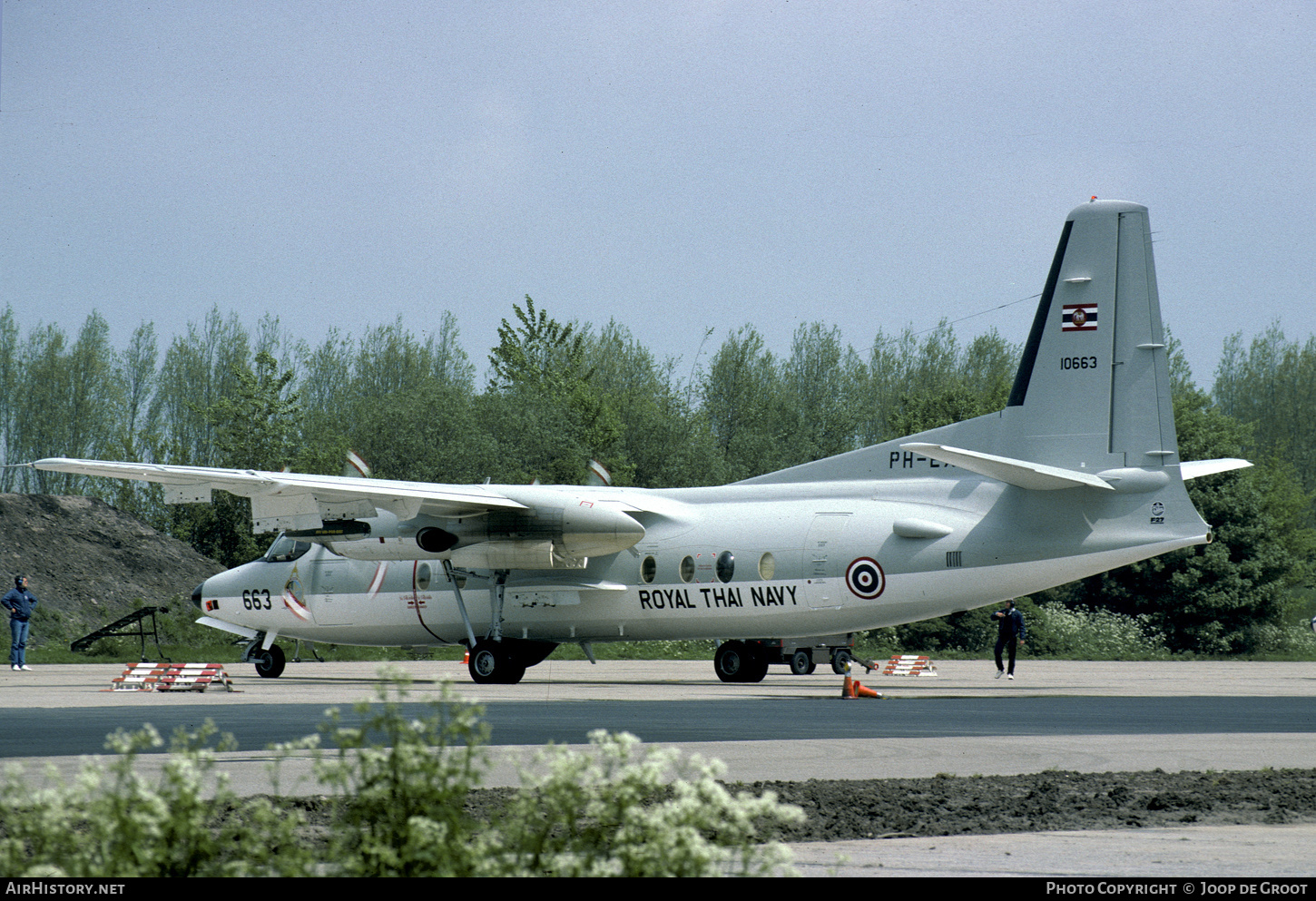 Aircraft Photo of PH-EXH / 10663 | Fokker F27-200MAR Maritime | Thailand - Navy | AirHistory.net #637463