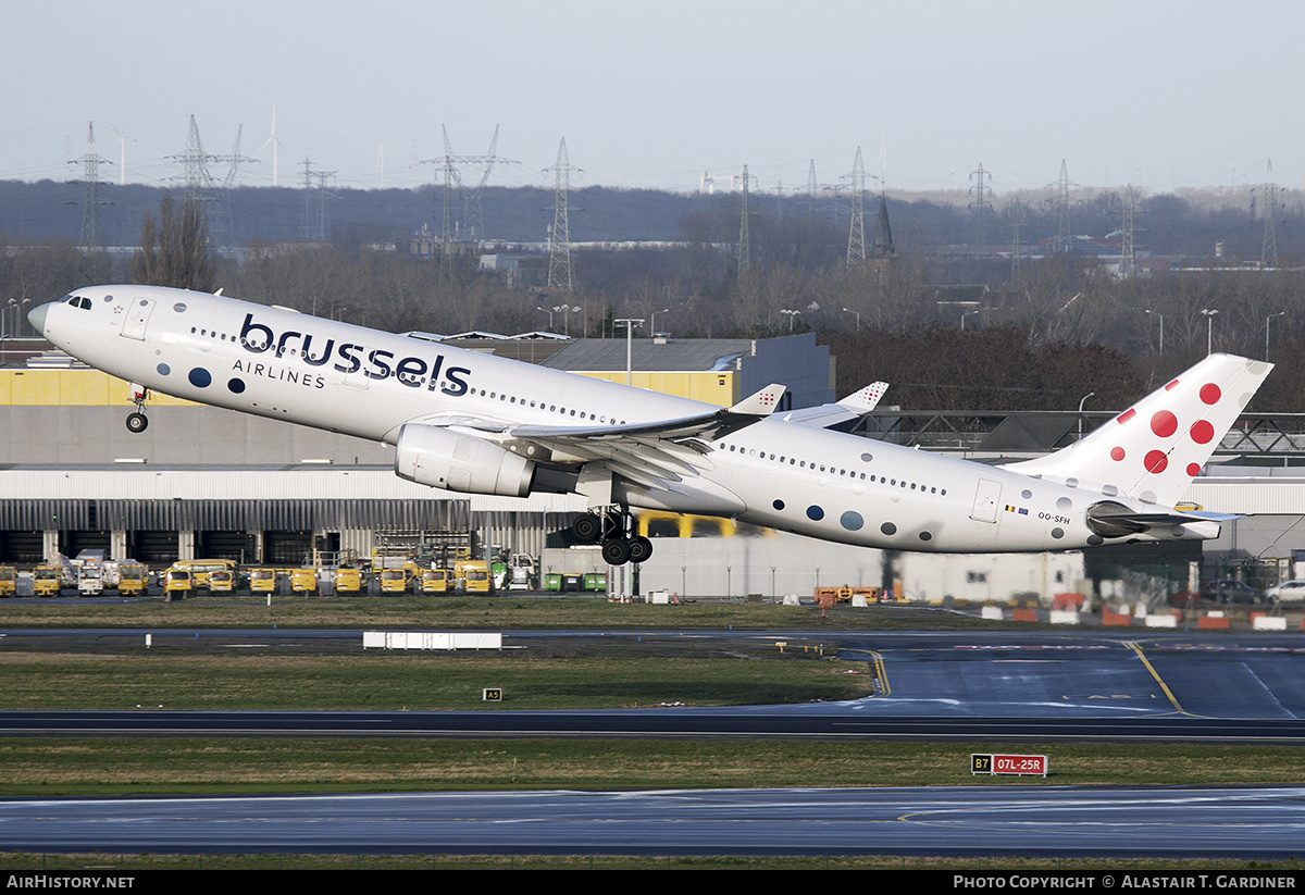 Aircraft Photo of OO-SFH | Airbus A330-342 | Brussels Airlines | AirHistory.net #637466