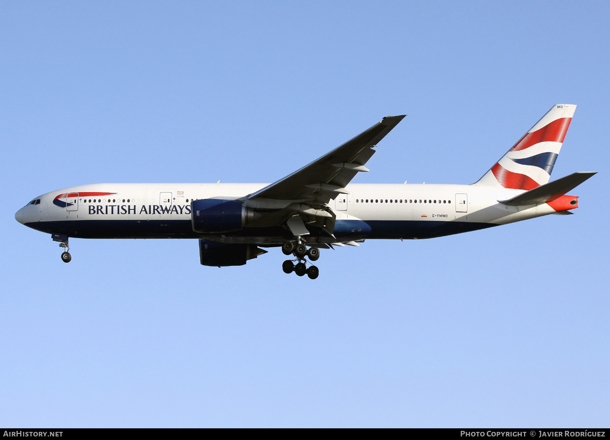 Aircraft Photo of G-YMMO | Boeing 777-236/ER | British Airways | AirHistory.net #637468