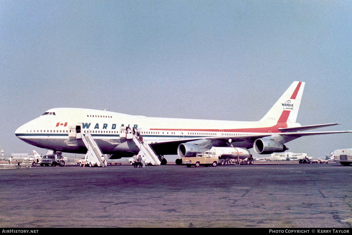 Aircraft Photo of C-FDJC | Boeing 747-1D1 | Wardair Canada | AirHistory.net #637469