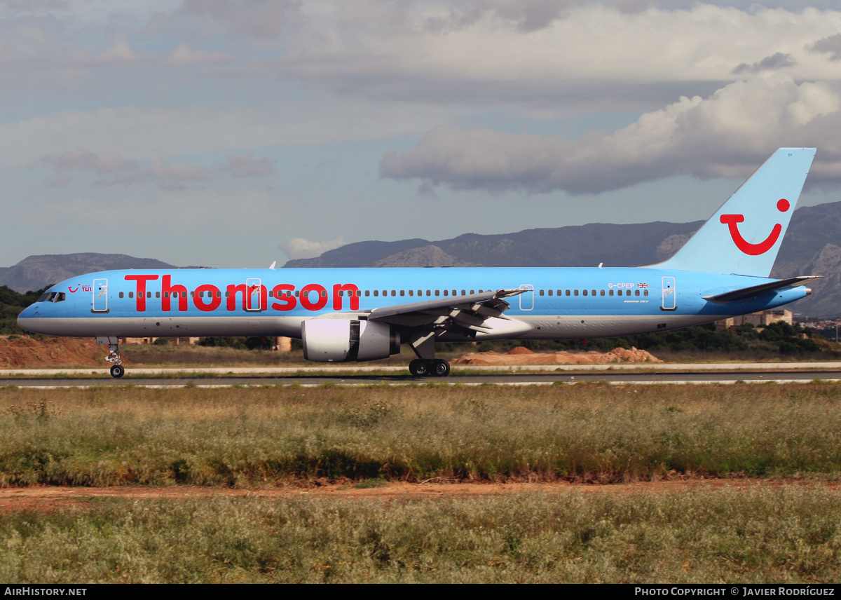 Aircraft Photo of G-CPEP | Boeing 757-2Y0 | Thomson Airways | AirHistory.net #637474