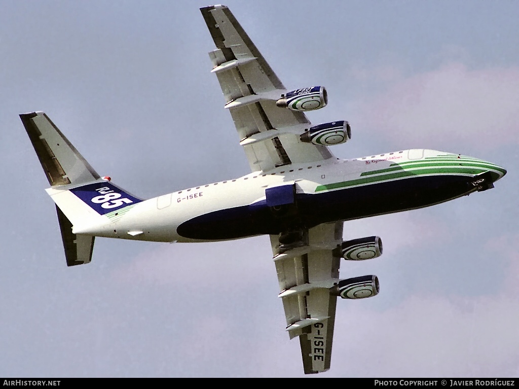 Aircraft Photo of G-ISEE | British Aerospace Avro 146-RJ85 | AirHistory.net #637490