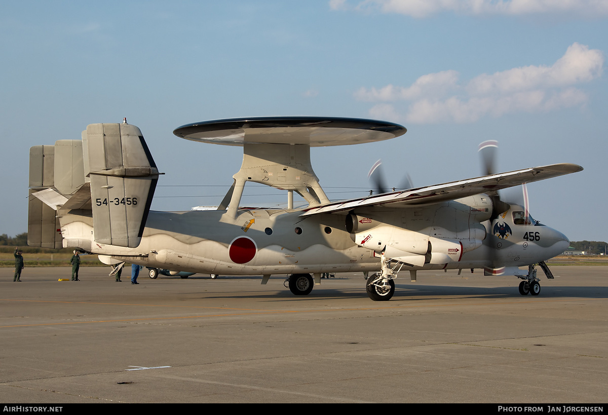 Aircraft Photo of 54-3456 | Grumman E-2C Hawkeye | Japan - Air Force | AirHistory.net #637517