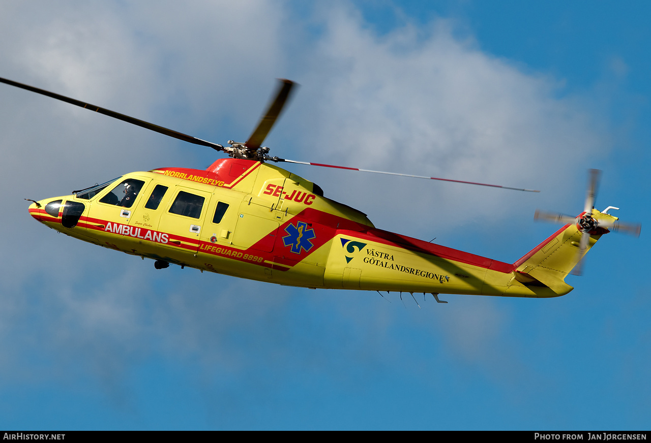Aircraft Photo of SE-JUC | Sikorsky S-76A | Västra Gôtalandsregionen | AirHistory.net #637533