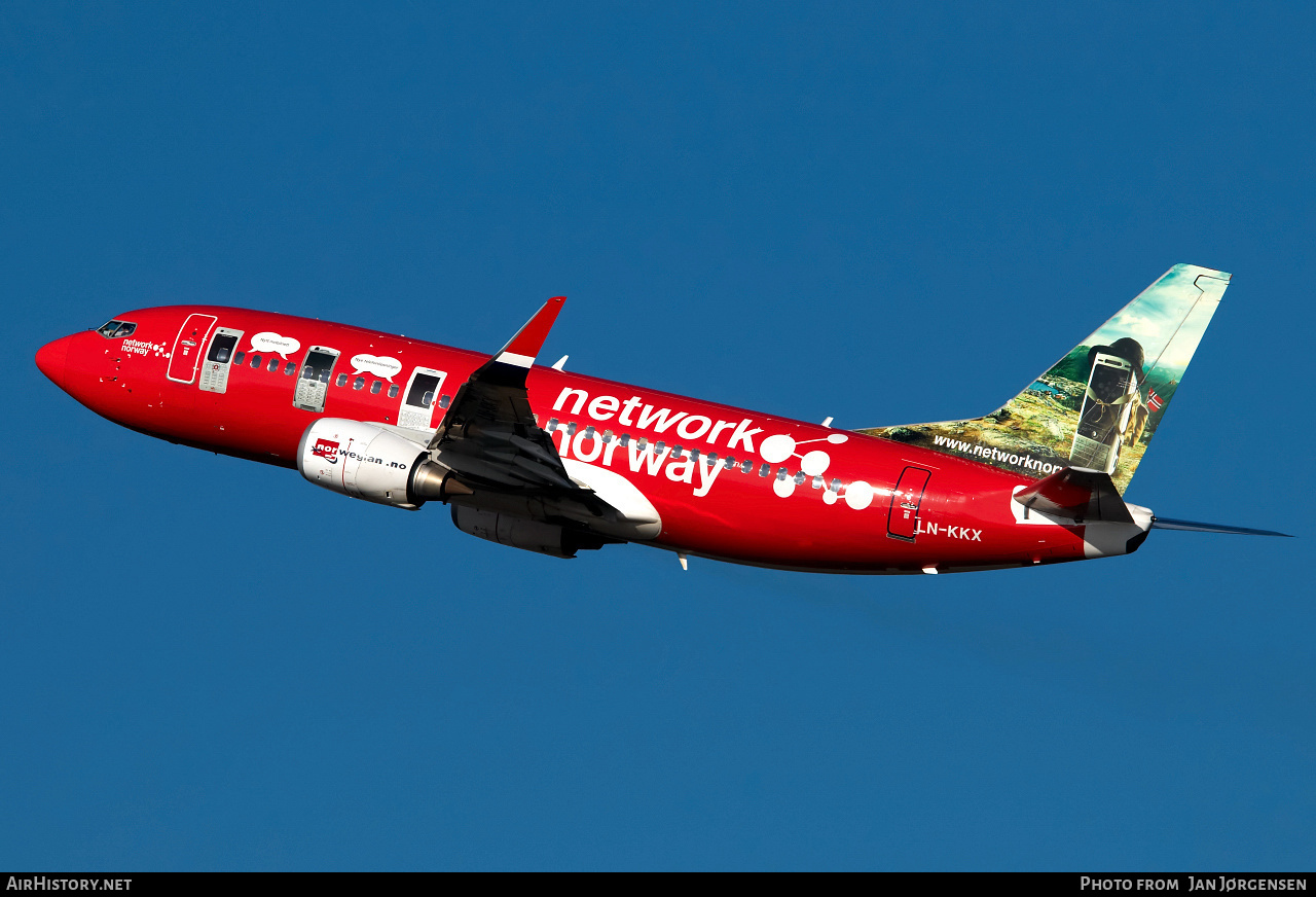 Aircraft Photo of LN-KKX | Boeing 737-33S | Norwegian | AirHistory.net #637551