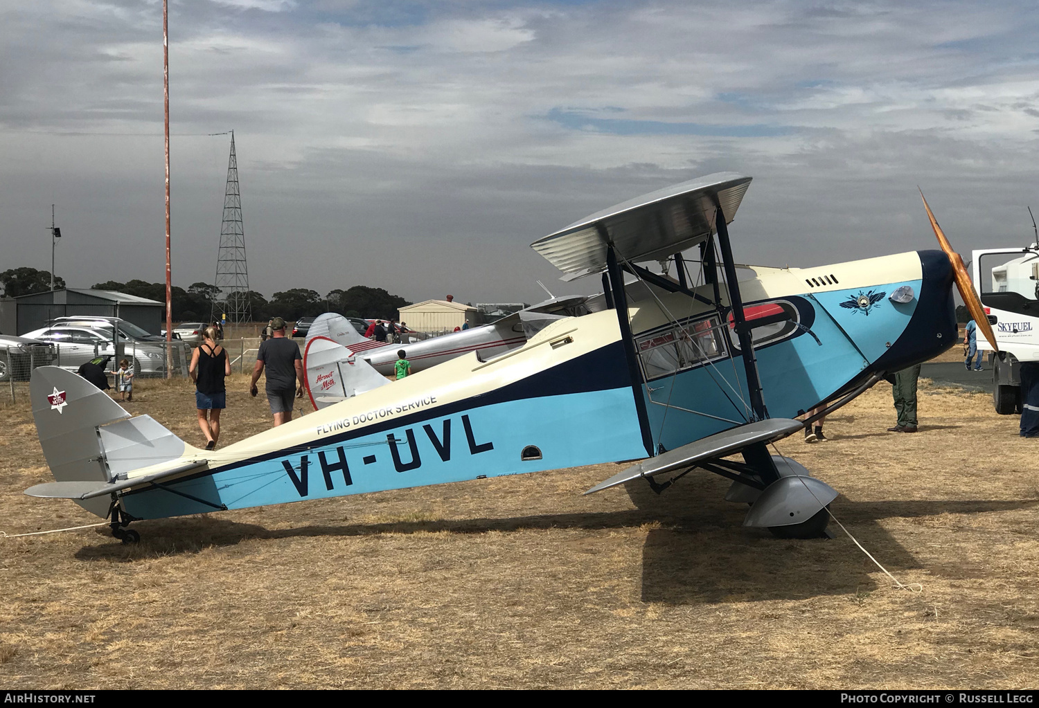 Aircraft Photo of VH-UVL | De Havilland D.H. 83 Fox Moth | Flying Doctor Service of Australia | AirHistory.net #637574