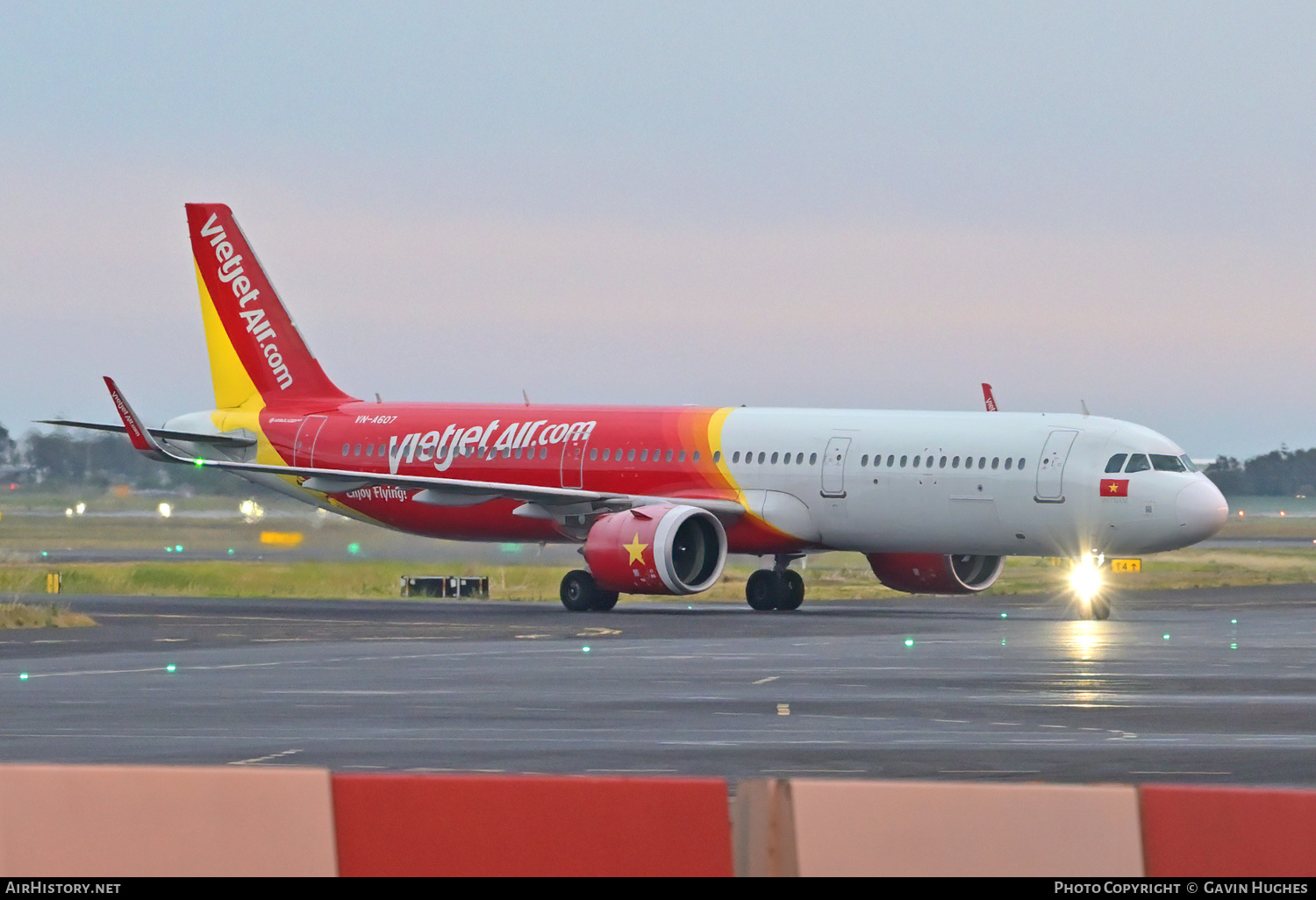Aircraft Photo of VN-A607 | Airbus A321-271N | VietJet Air | AirHistory.net #637579