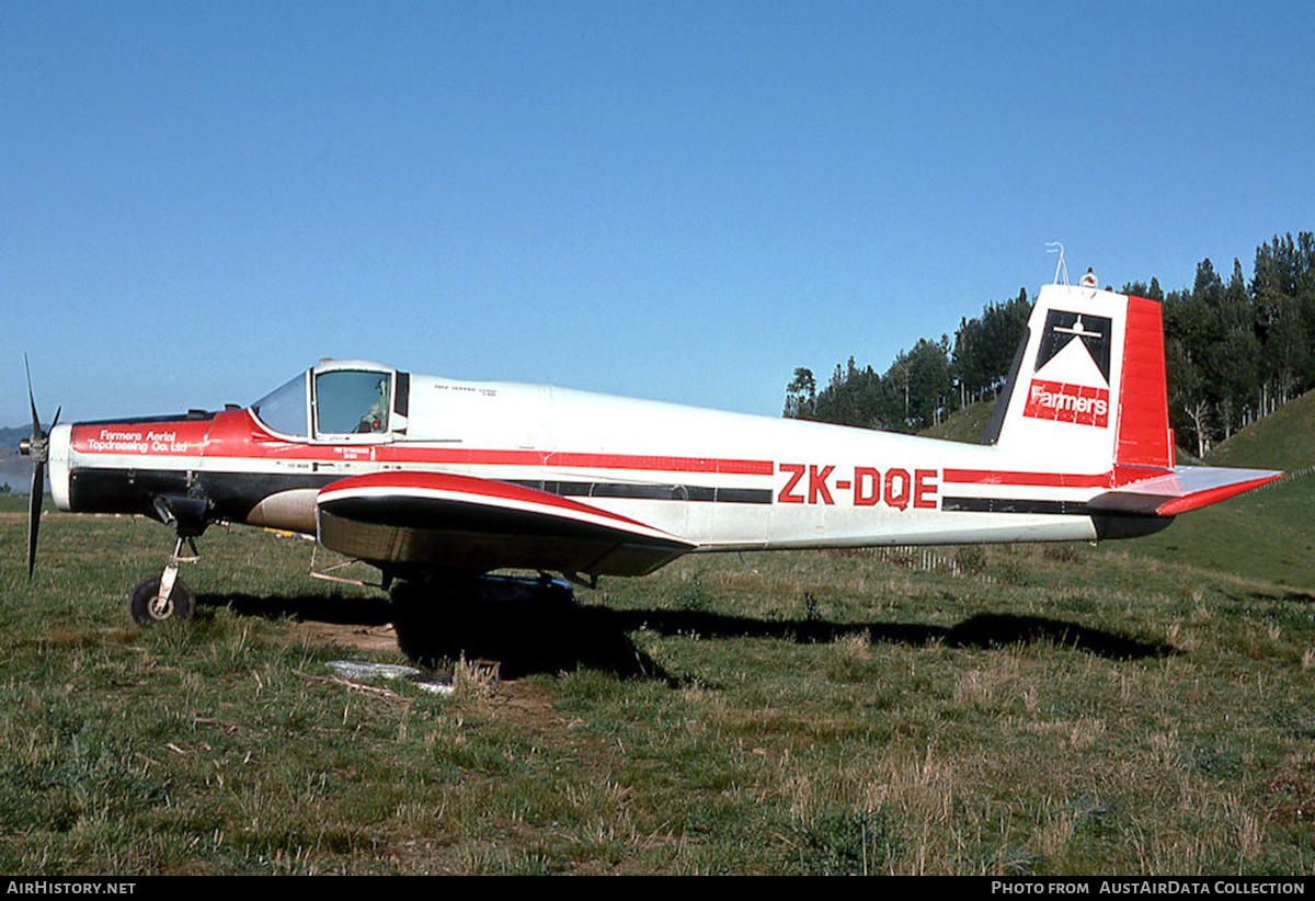 Aircraft Photo of ZK-DQE | Fletcher FU-24M-950 | Farmers Aerial Topdressing | AirHistory.net #637601