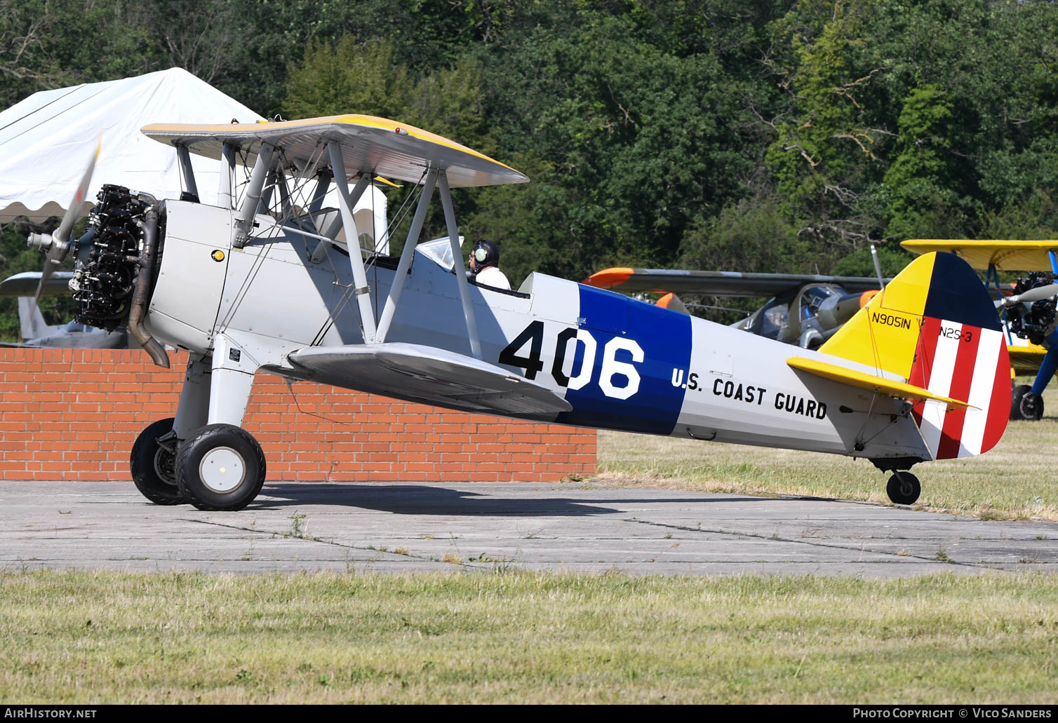 Aircraft Photo of N9051N / 406 | Boeing N2S-3 Kaydet (B75N1) | USA - Coast Guard | AirHistory.net #637613