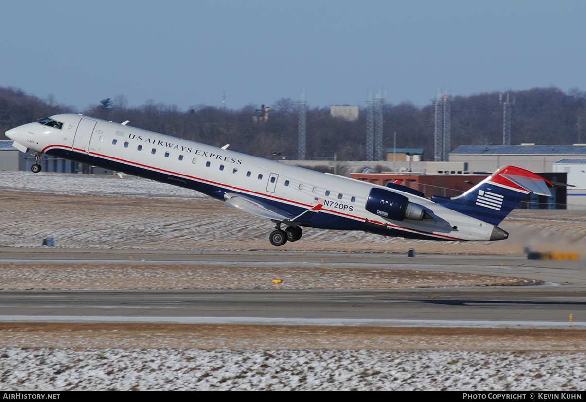 Aircraft Photo of N720PS | Bombardier CRJ-701ER (CL-600-2C10) | US Airways Express | AirHistory.net #637638