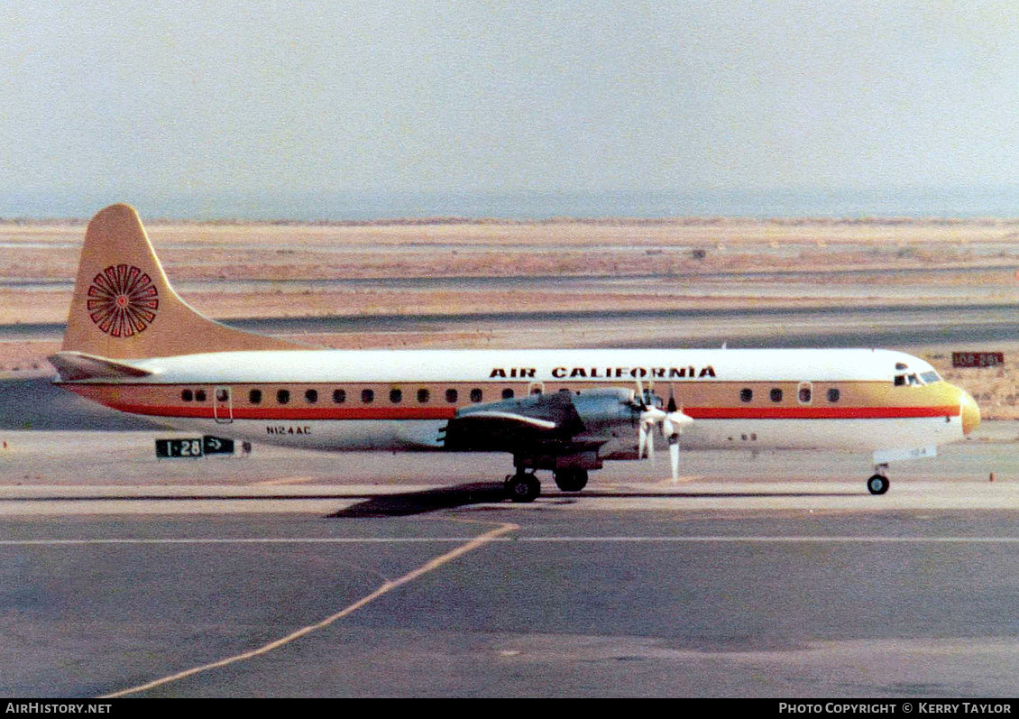 Aircraft Photo of N124AC | Lockheed L-188A Electra | Air California | AirHistory.net #637654