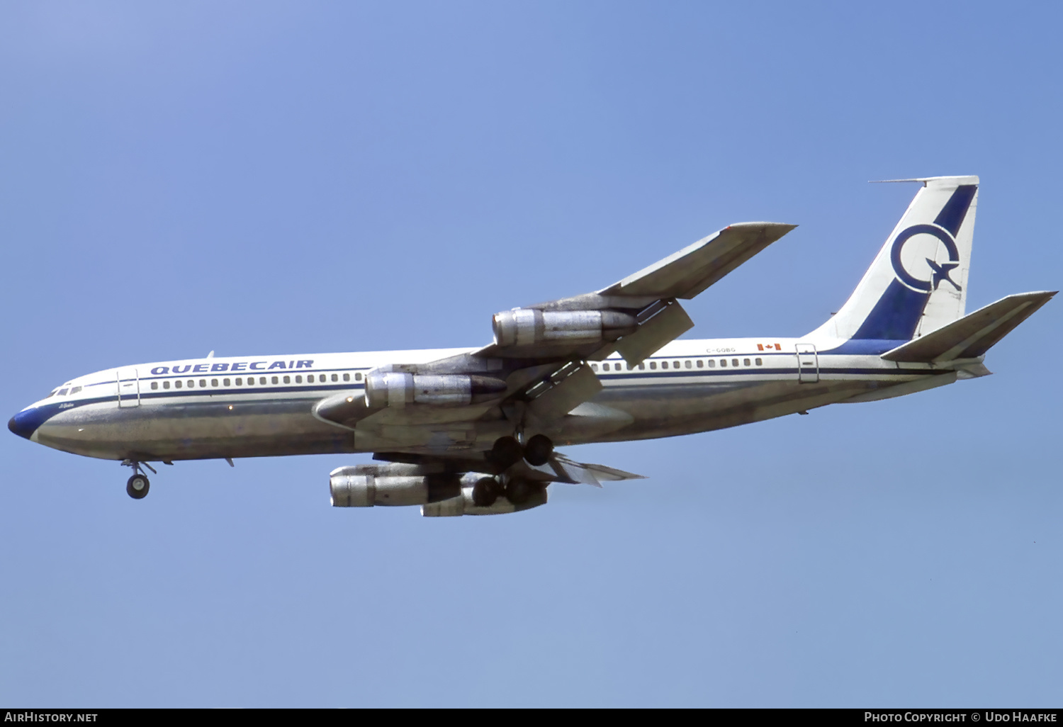 Aircraft Photo of C-GQBG | Boeing 707-123B | Quebecair | AirHistory.net #637668