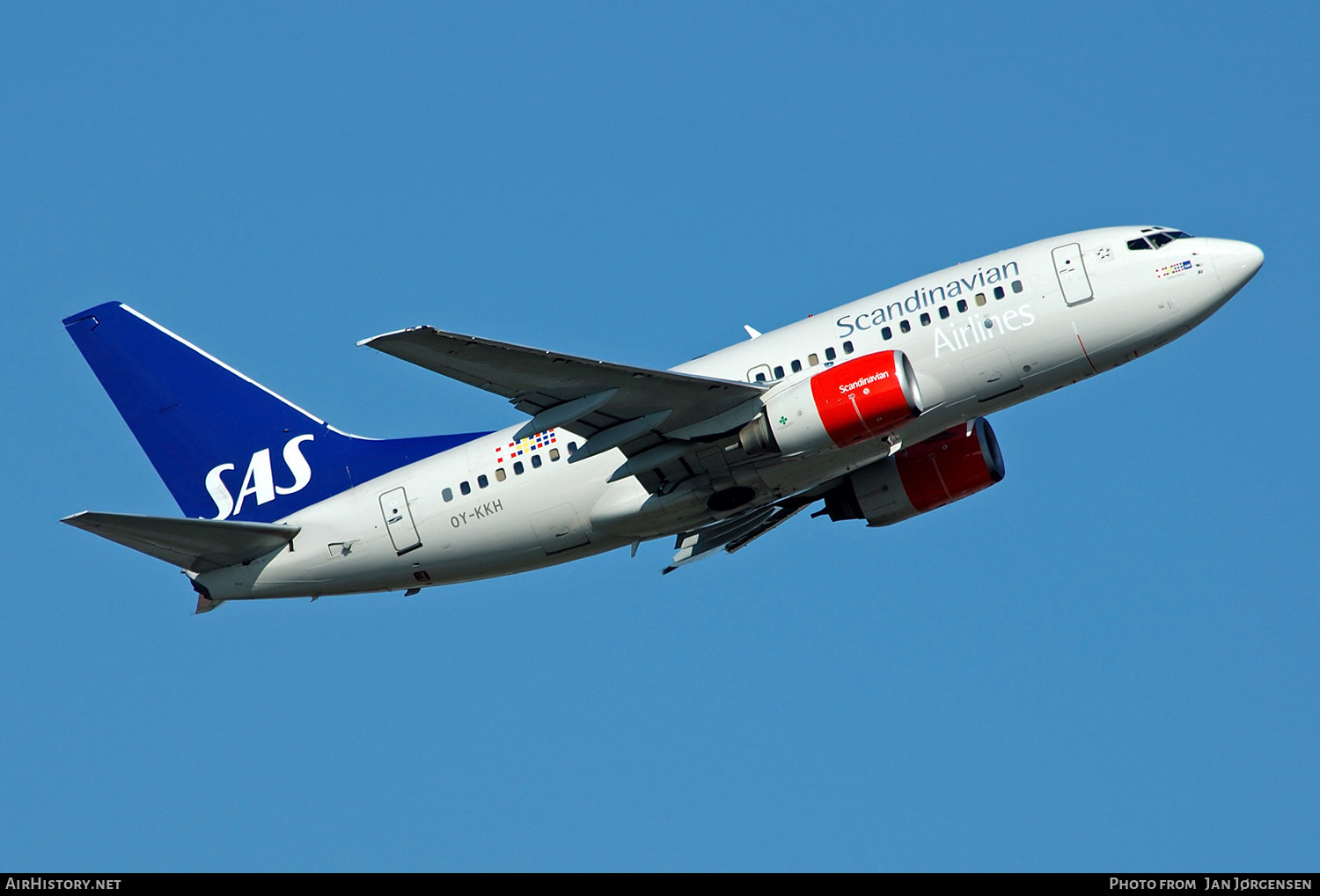 Aircraft Photo of OY-KKH | Boeing 737-683 | Scandinavian Airlines - SAS | AirHistory.net #637685