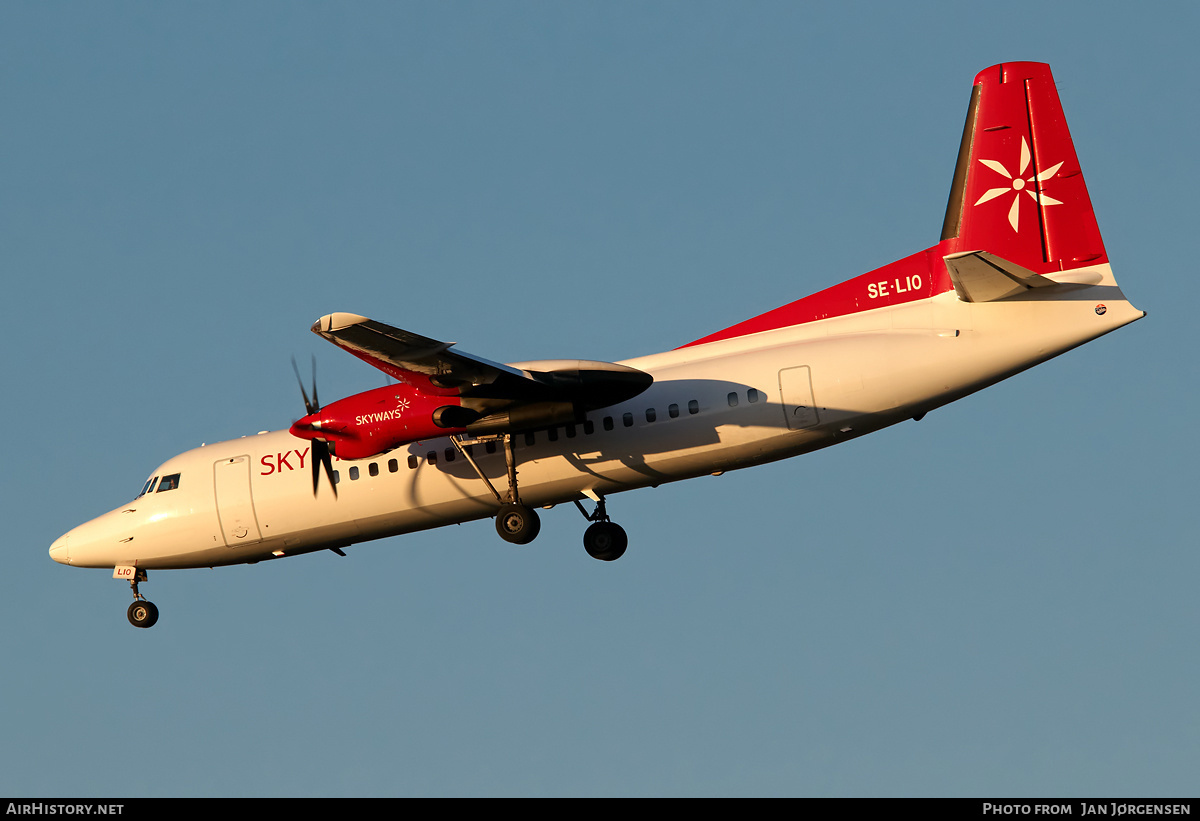Aircraft Photo of SE-LIO | Fokker 50 | Skyways | AirHistory.net #637689