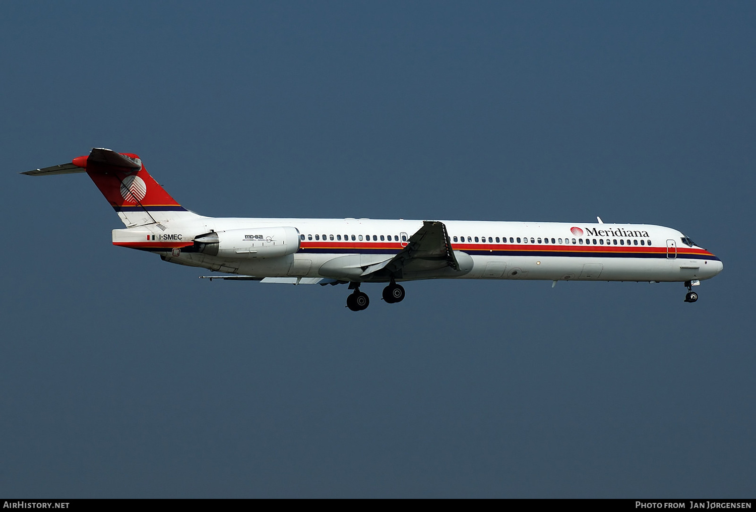 Aircraft Photo of I-SMEC | McDonnell Douglas MD-83 (DC-9-83) | Meridiana | AirHistory.net #637691