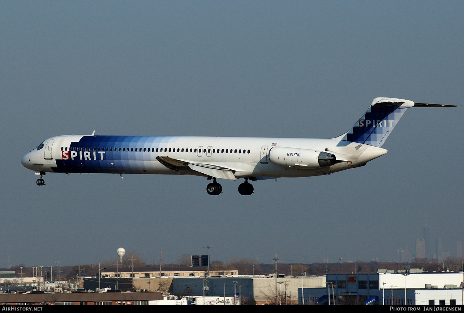 Aircraft Photo of N817NK | McDonnell Douglas MD-82 (DC-9-82) | Spirit Airlines | AirHistory.net #637725