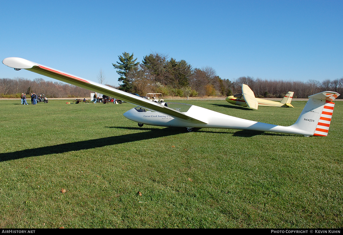 Aircraft Photo of N44259 | Grob G-103 Twin Astir | Caesar Creek Soaring Club | AirHistory.net #637755