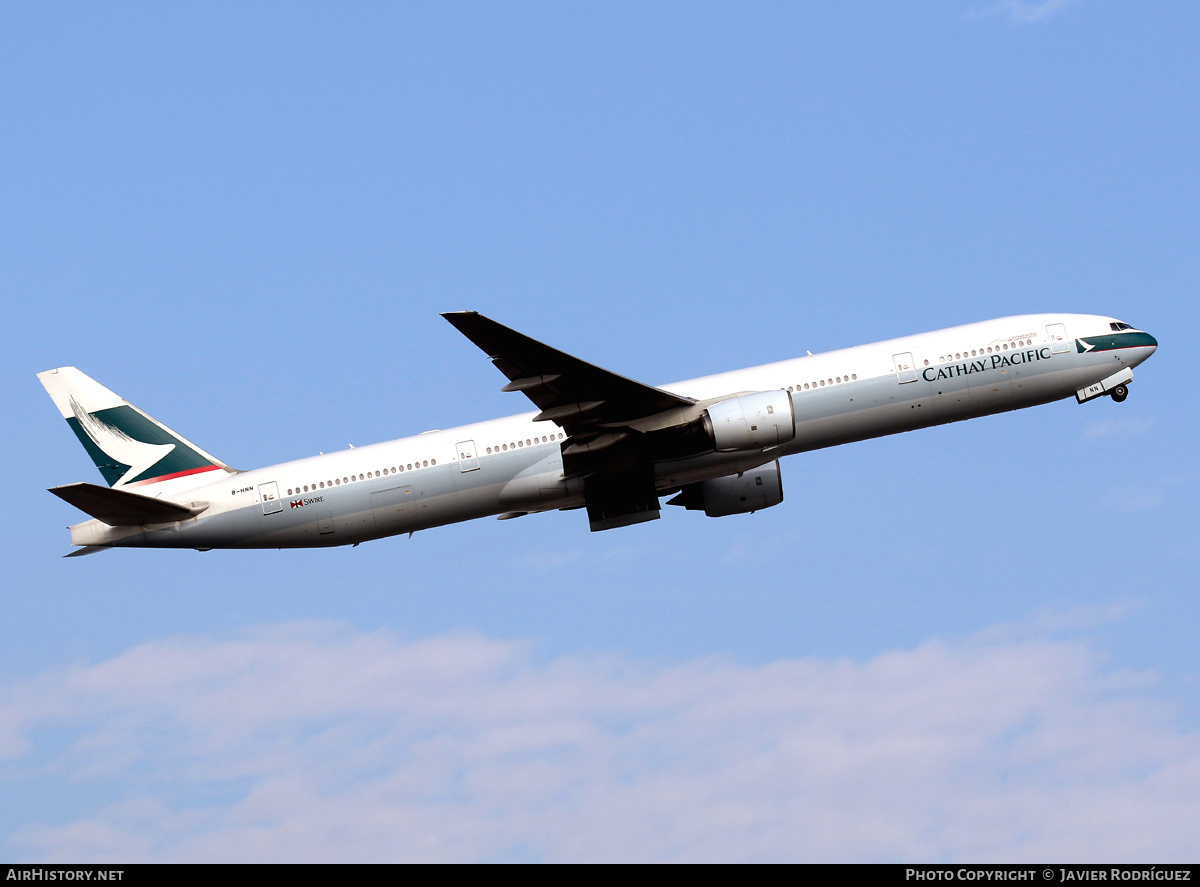 Aircraft Photo of B-HNN | Boeing 777-367 | Cathay Pacific Airways | AirHistory.net #637819