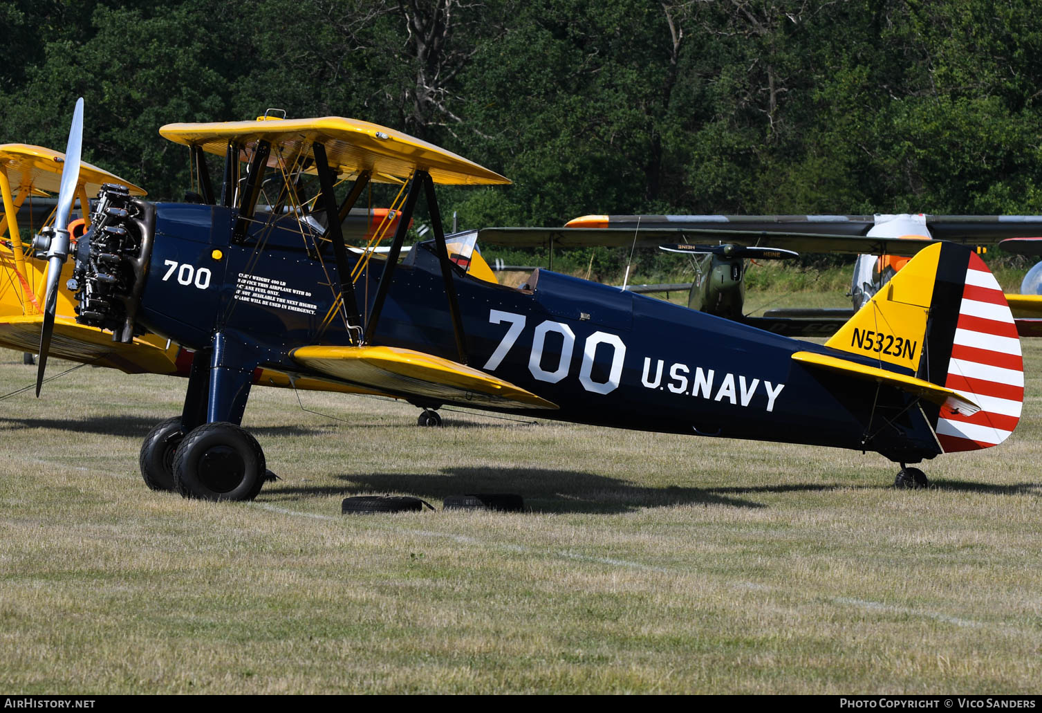 Aircraft Photo of N5323N | Boeing N2S-5 Kaydet (A75N1) | USA - Navy | AirHistory.net #637830