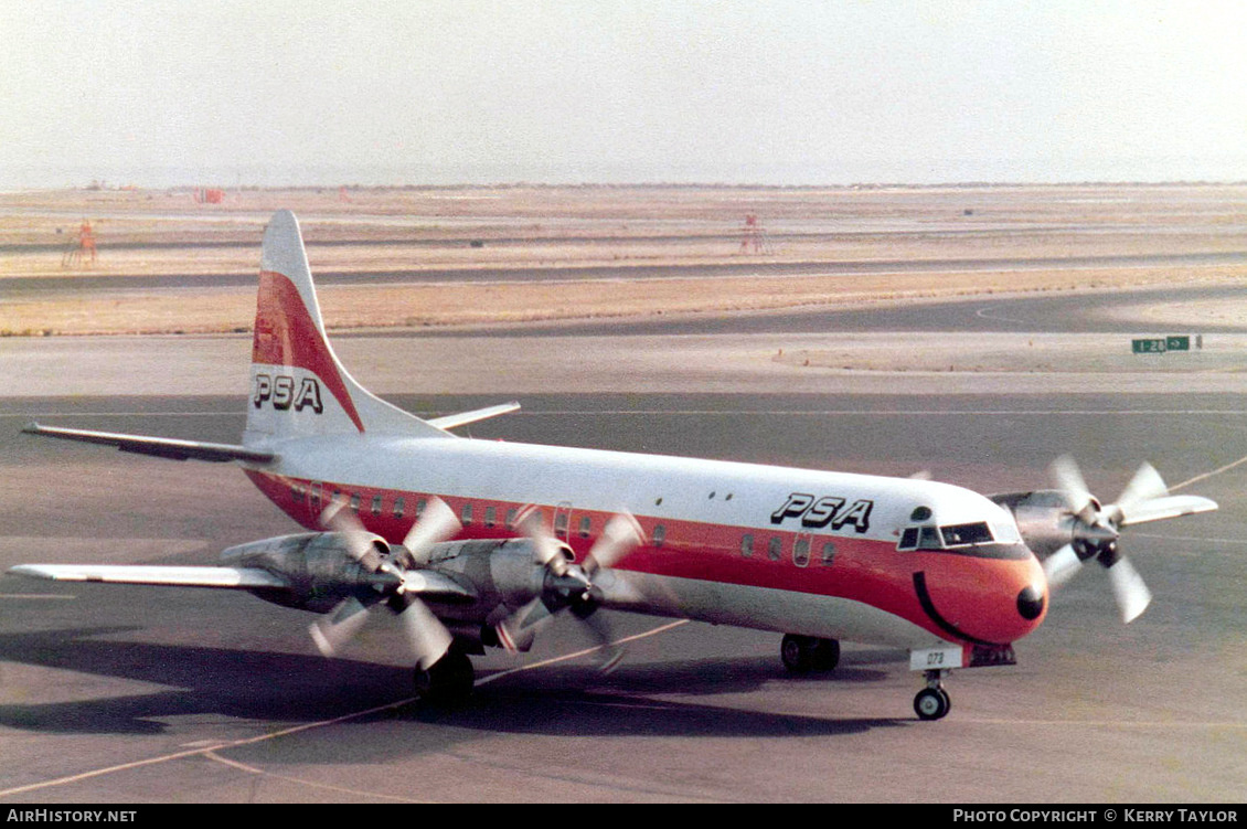 Aircraft Photo of N6118A | Lockheed L-188A Electra | PSA - Pacific Southwest Airlines | AirHistory.net #637843