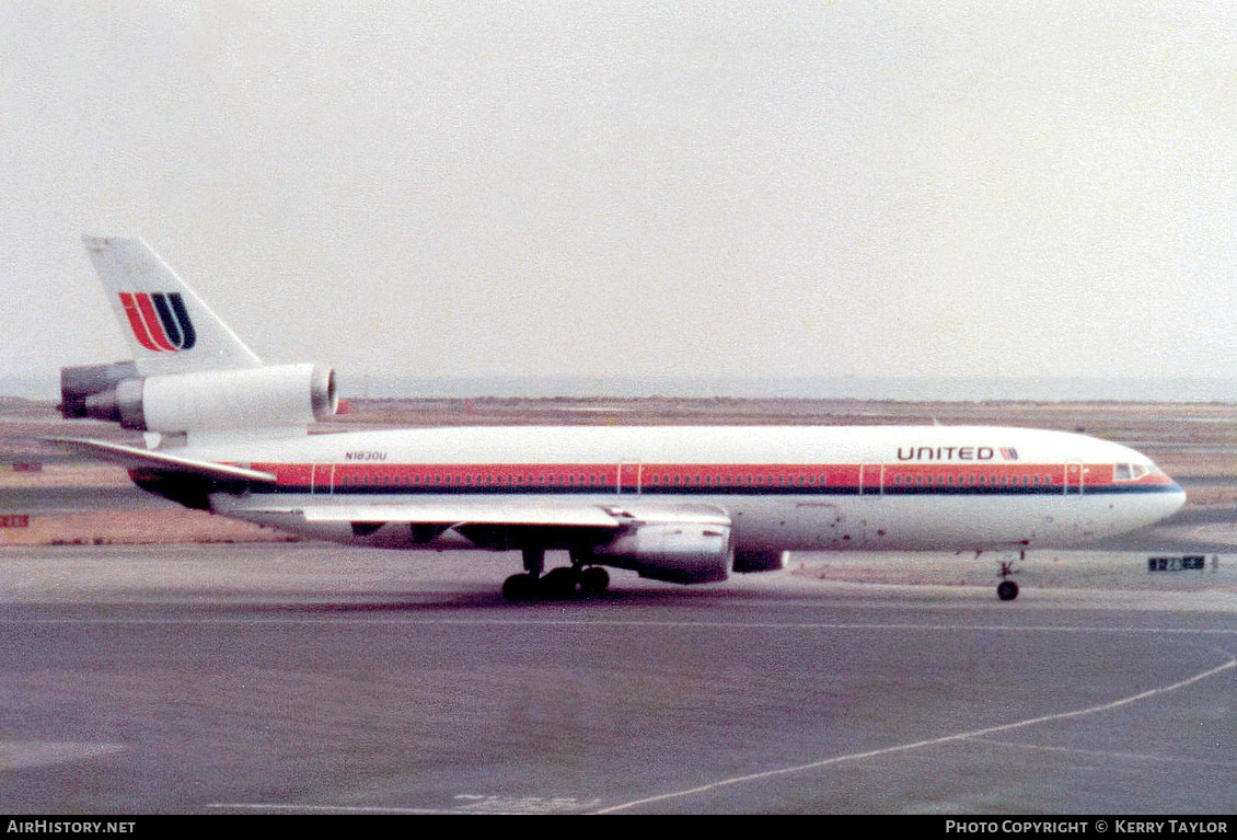 Aircraft Photo of N1830U | McDonnell Douglas DC-10-10 | United Airlines | AirHistory.net #637844