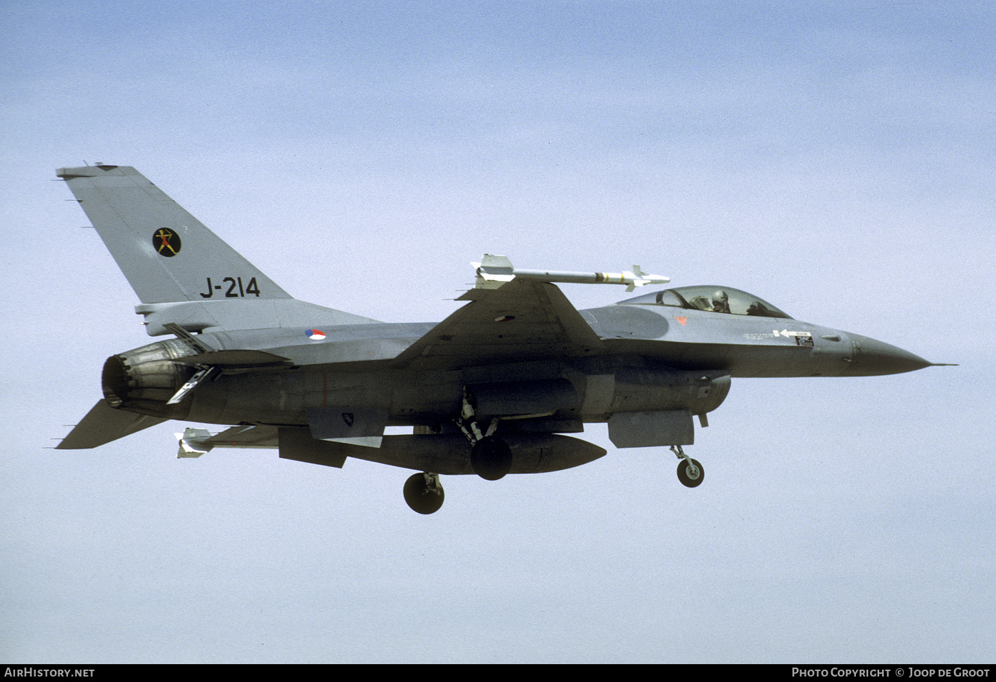 Aircraft Photo of J-214 | General Dynamics F-16A Fighting Falcon | Netherlands - Air Force | AirHistory.net #637847